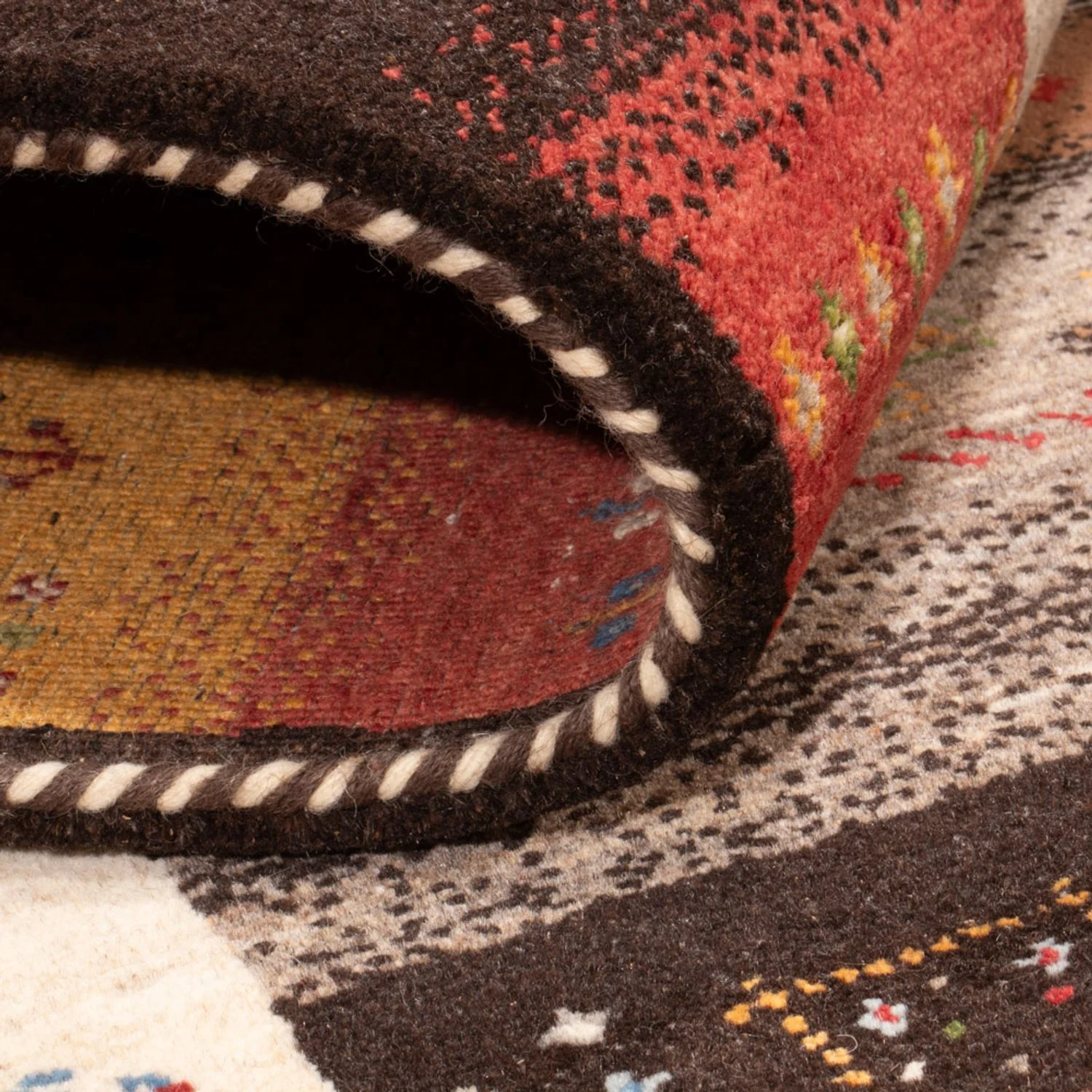 Indo Loribaft Teppich 240x169cm - Wollteppich - Image 4