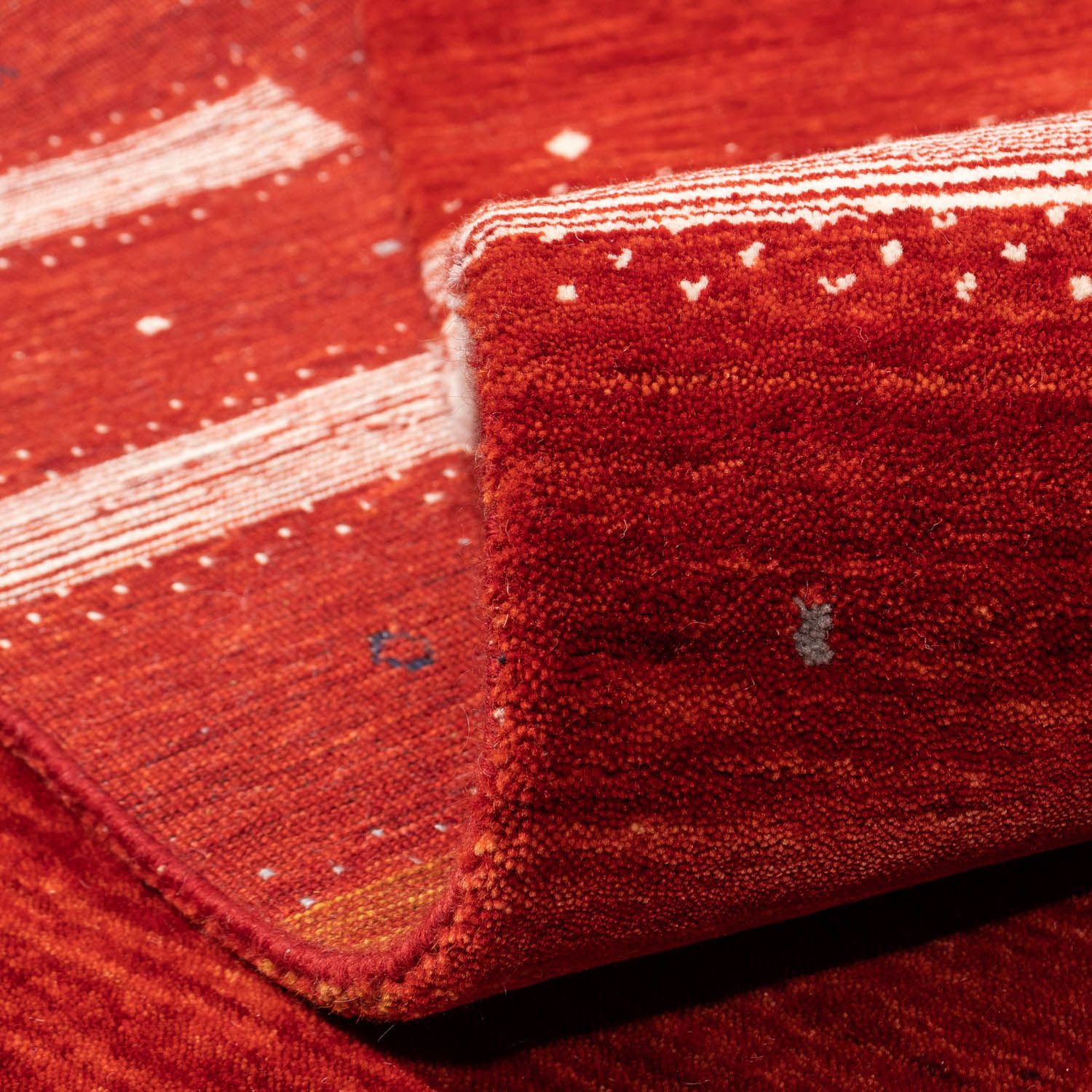 Gabbeh Teppich - Loribaft Indus 303 x 207 cm - rot - Image 4