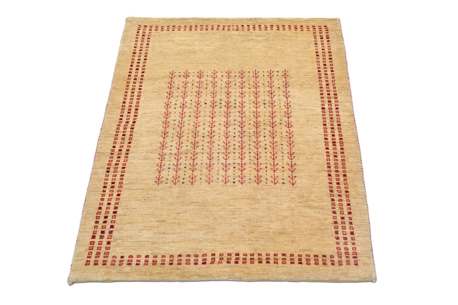Gabbeh Teppich - Loribaft Perser 119 x 81 cm - natur - Image 4