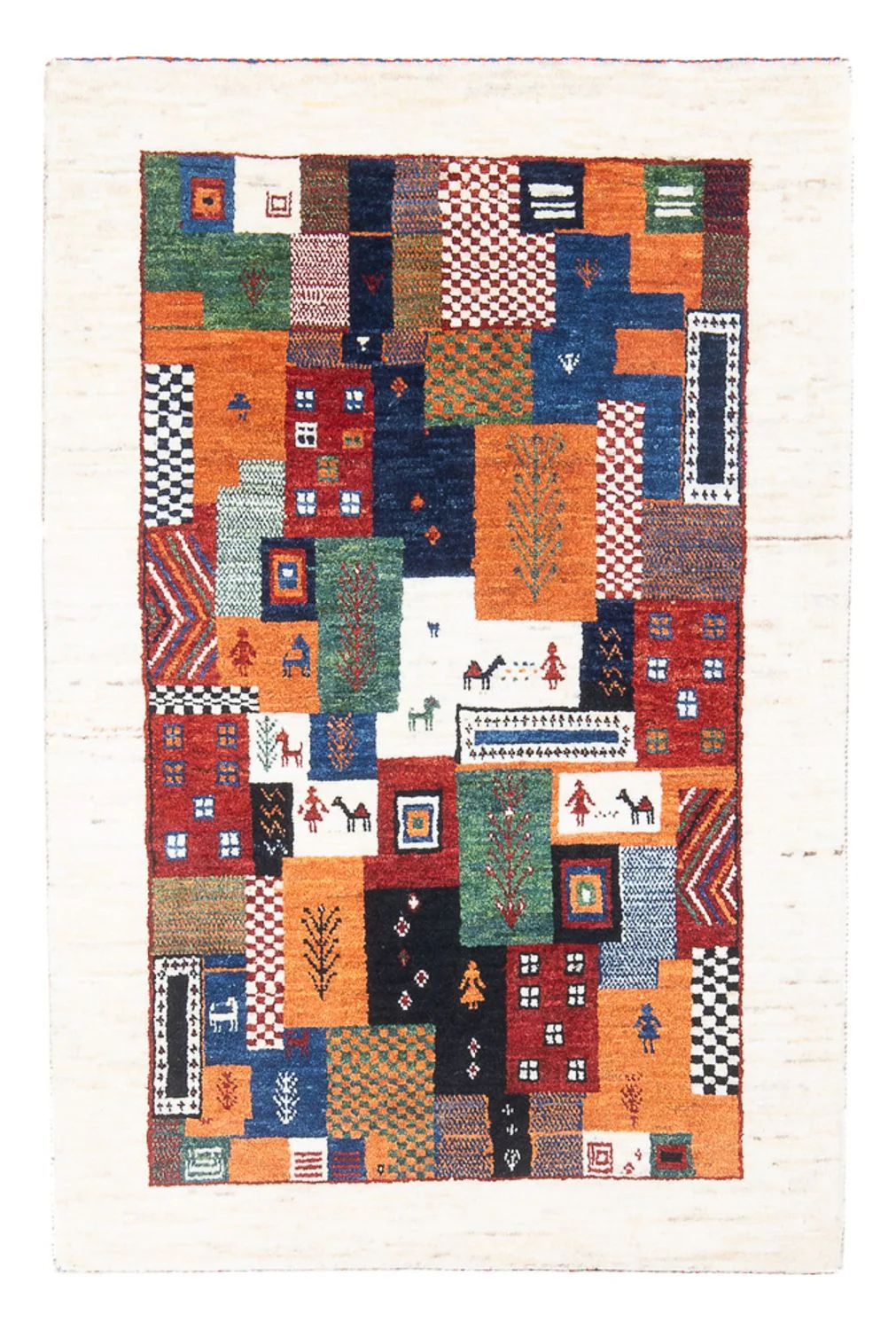 Loribaft Teppich Perser 126x83cm - Orientteppich