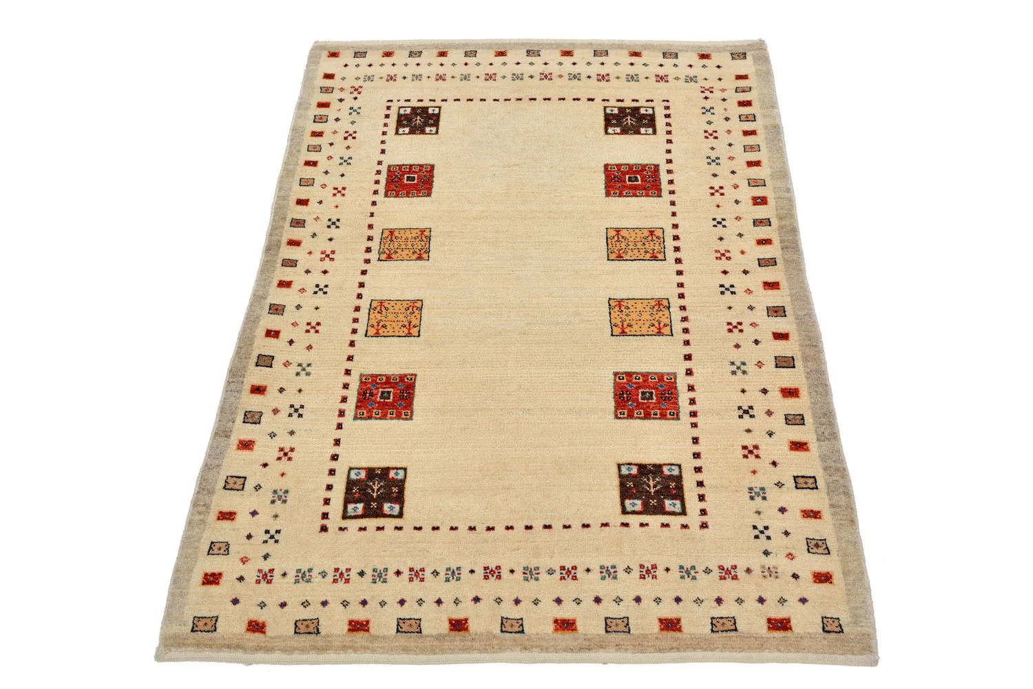 Gabbeh Teppich - Loribaft Perser 127 x 84 cm - mehrfarbig - Image 4