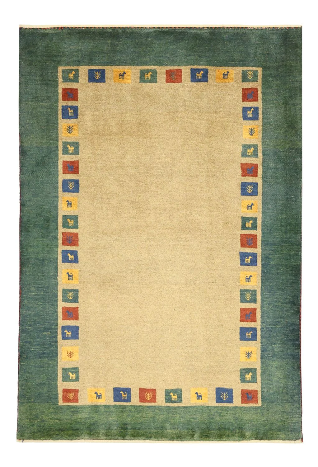 Loribaft Teppich Perser 128x86cm - Orientteppich
