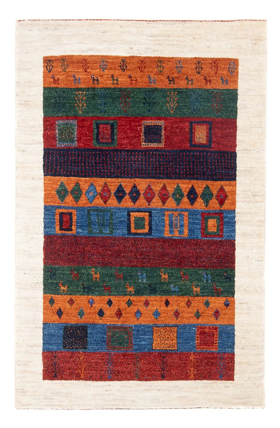 Loribaft Teppich Perser 129x83cm - Orientteppich
