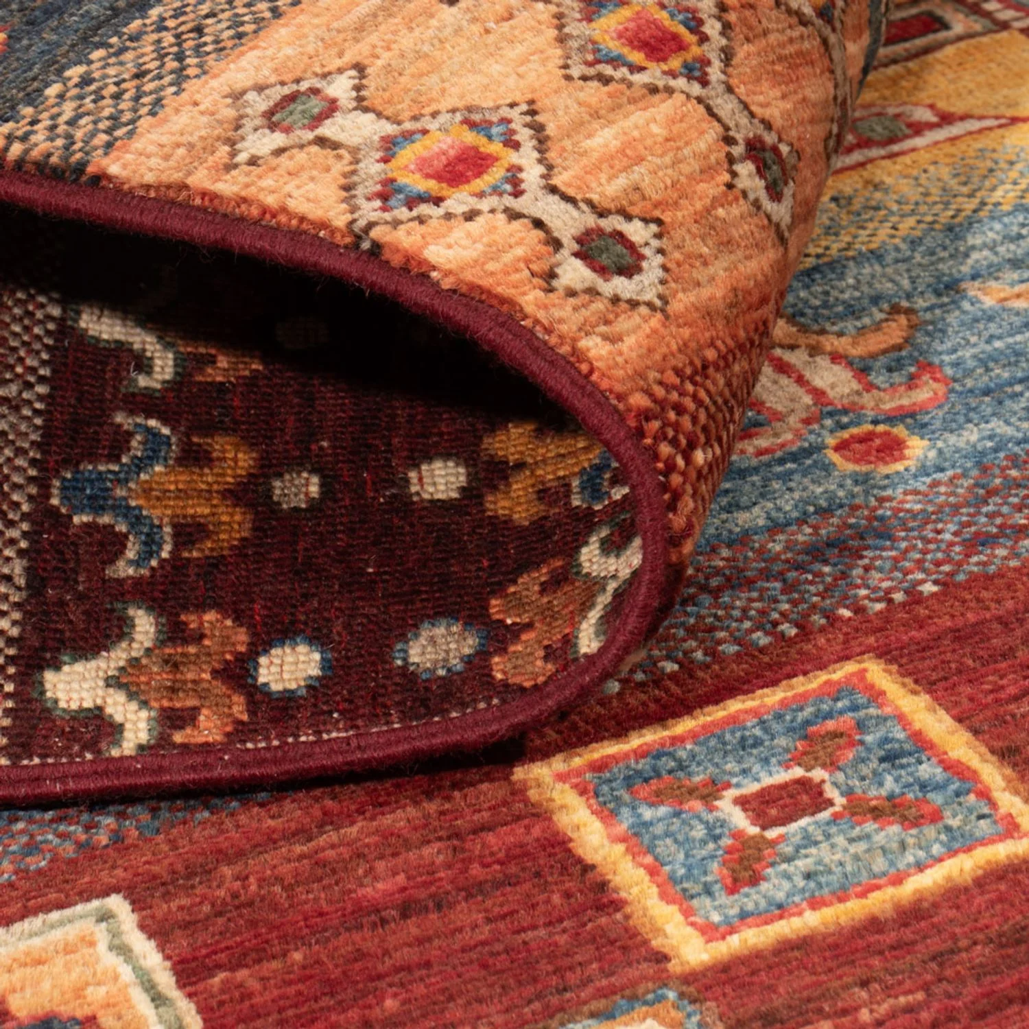 Gabbeh Teppich - Loribaft Perser - 143 x 105 cm - mehrfarbig - Image 4
