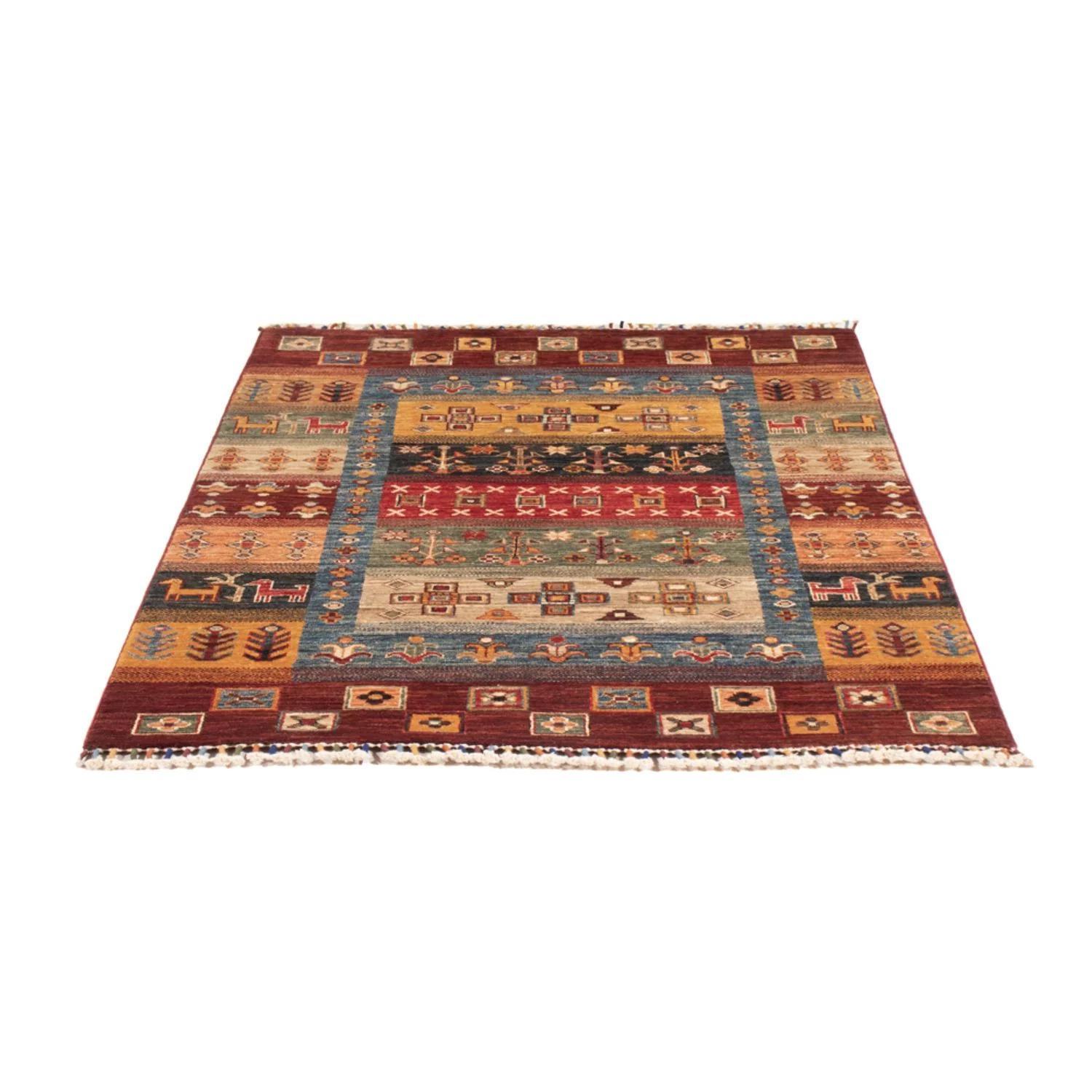 Gabbeh Teppich - Loribaft Perser - 143 x 105 cm - mehrfarbig - Image 5