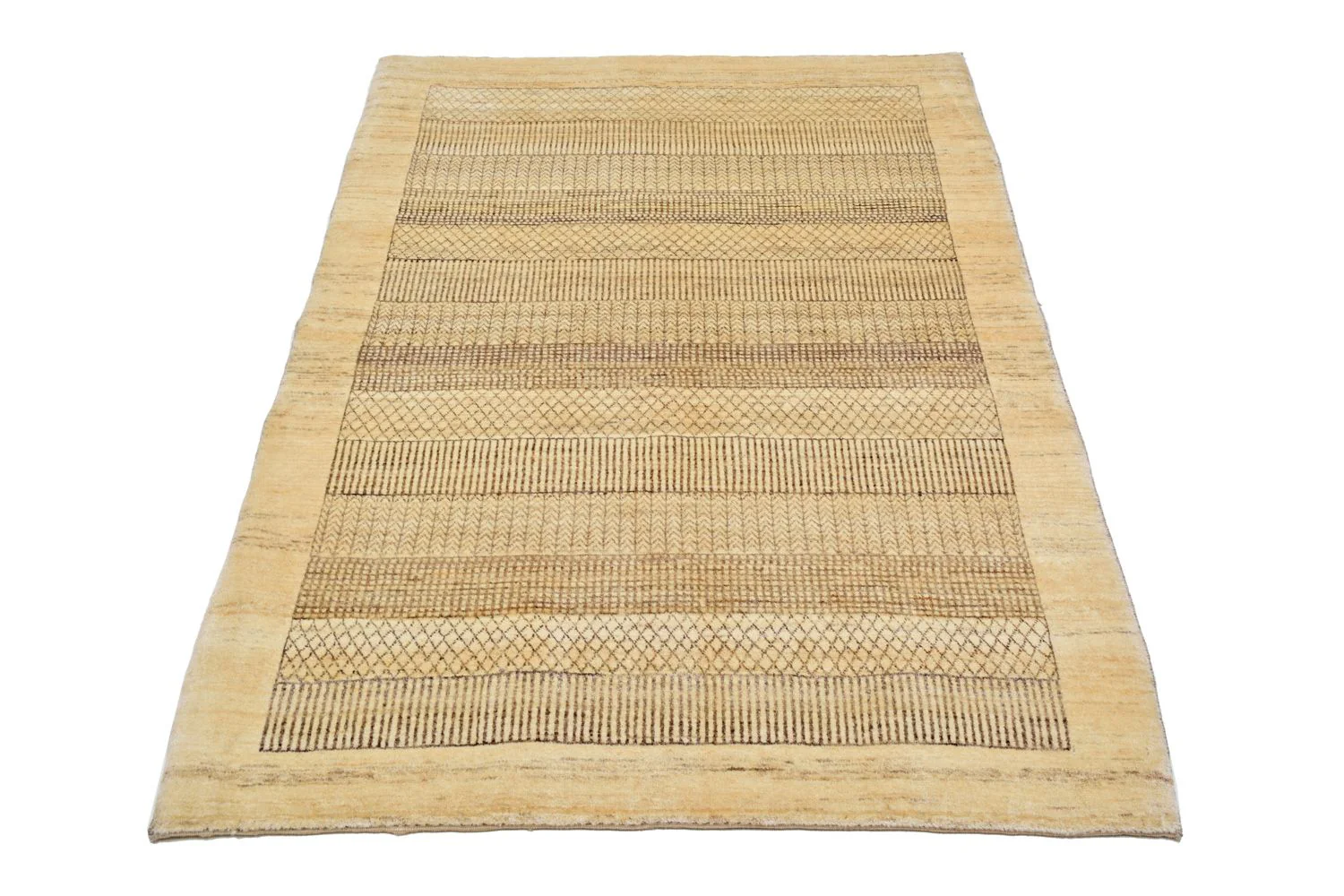Gabbeh Teppich - Loribaft Perser 164 x 114 cm - natur - Image 4