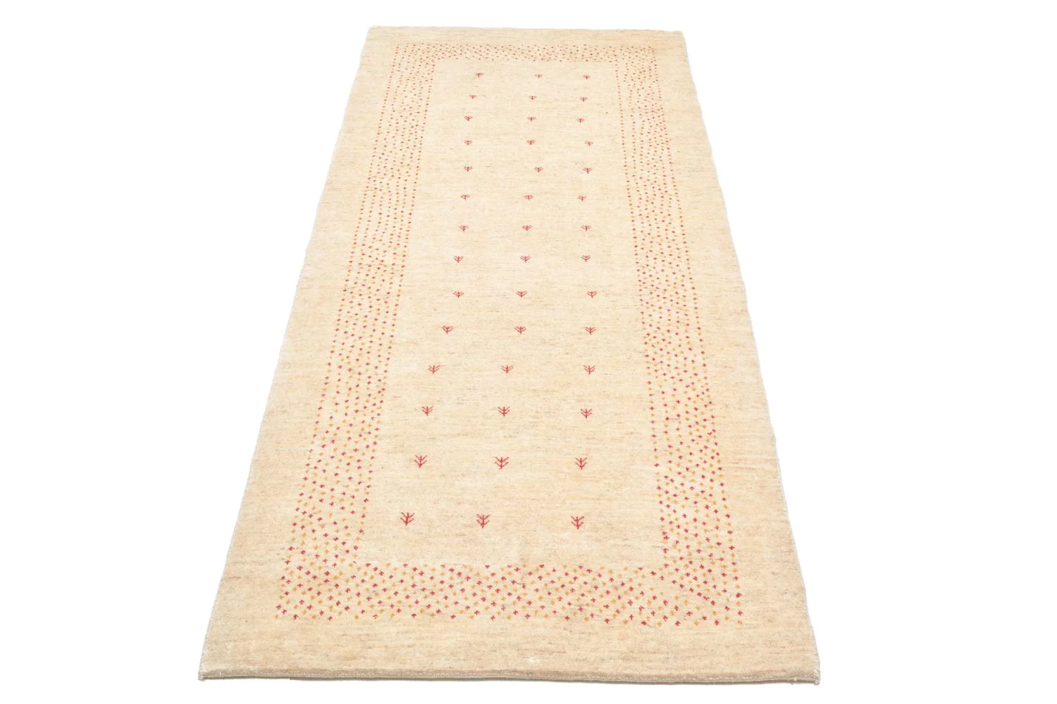 Gabbeh Teppich - Loribaft Perser 197 x 84 cm - natur - Image 4