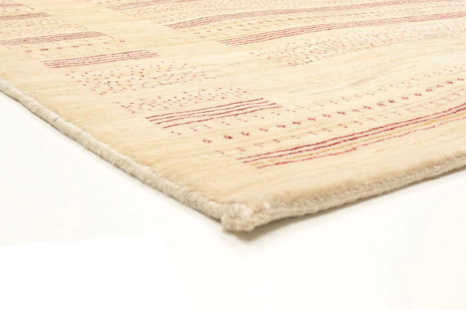 Gabbeh Teppich - Loribaft Perser 202 x 153 cm - natur - Image 3