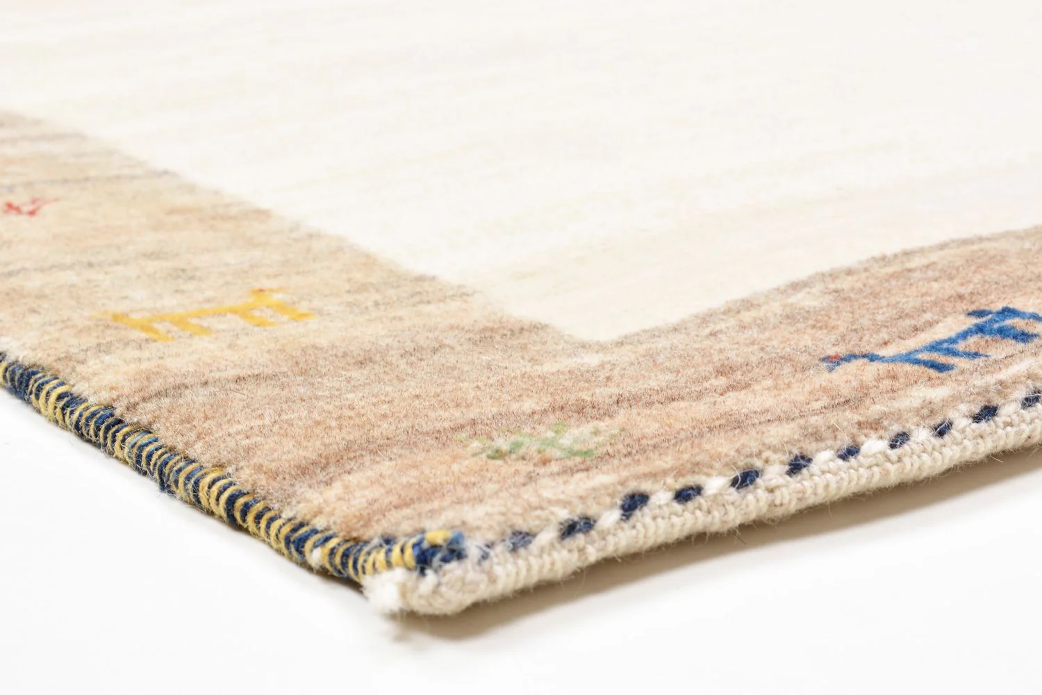 Gabbeh Teppich - Loribaft Perser 205 x 87 cm - sand - Image 3
