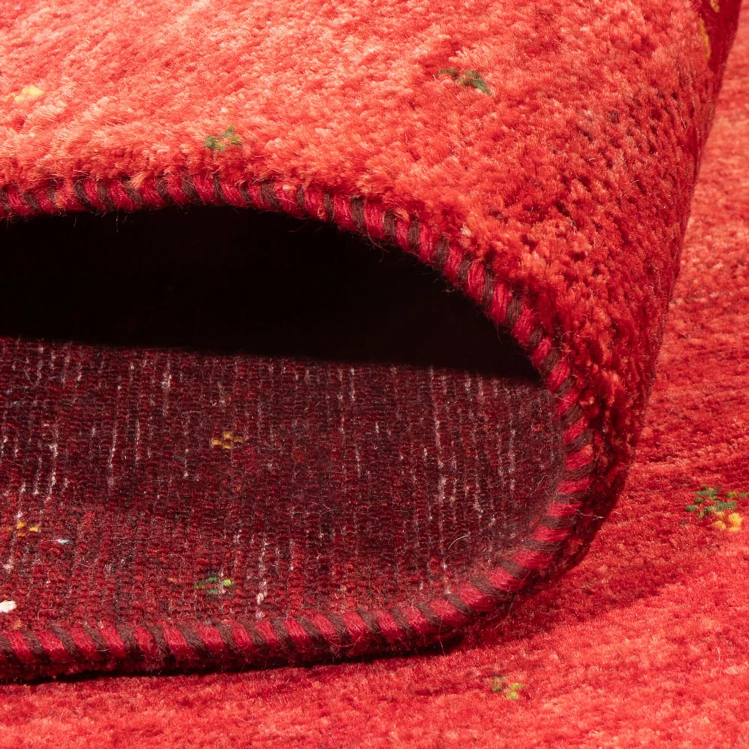 Gabbeh Teppich - Loribaft Perser - 222 x 150 cm - rot - Image 4