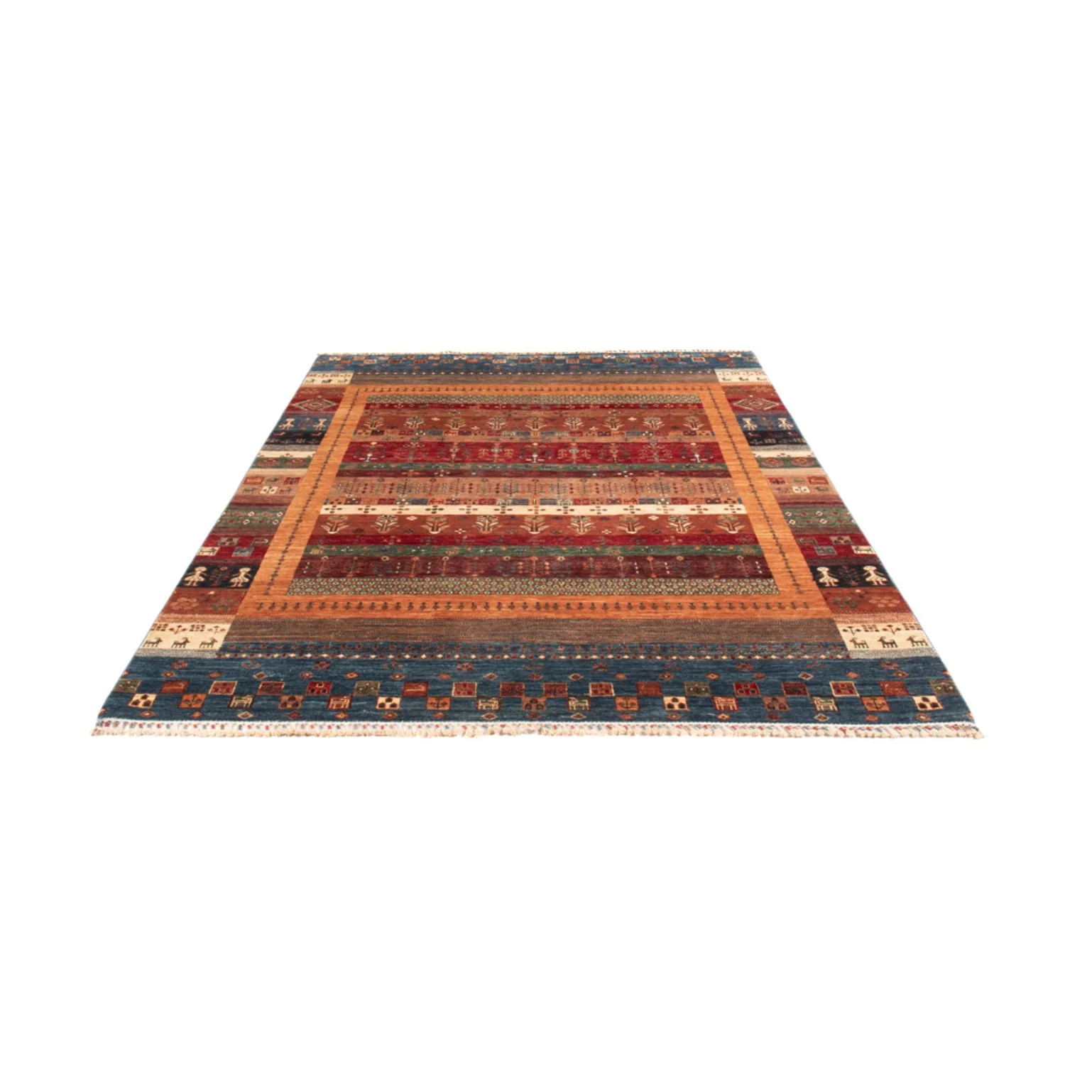 Gabbeh Teppich - Loribaft Perser - 250 x 173 cm - mehrfarbig - Image 5