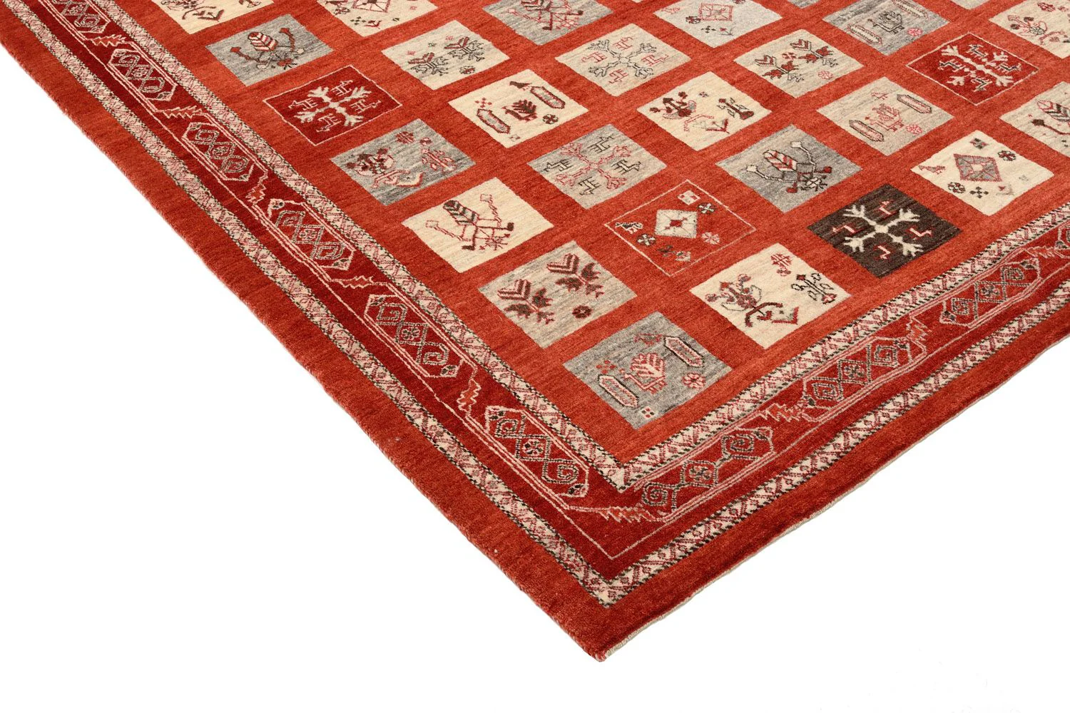 Gabbeh Teppich - Loribaft Perser 258 x 173 cm - rot - Image 2