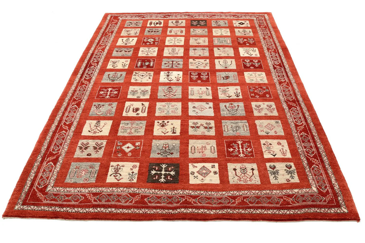 Gabbeh Teppich - Loribaft Perser 258 x 173 cm - rot - Image 4