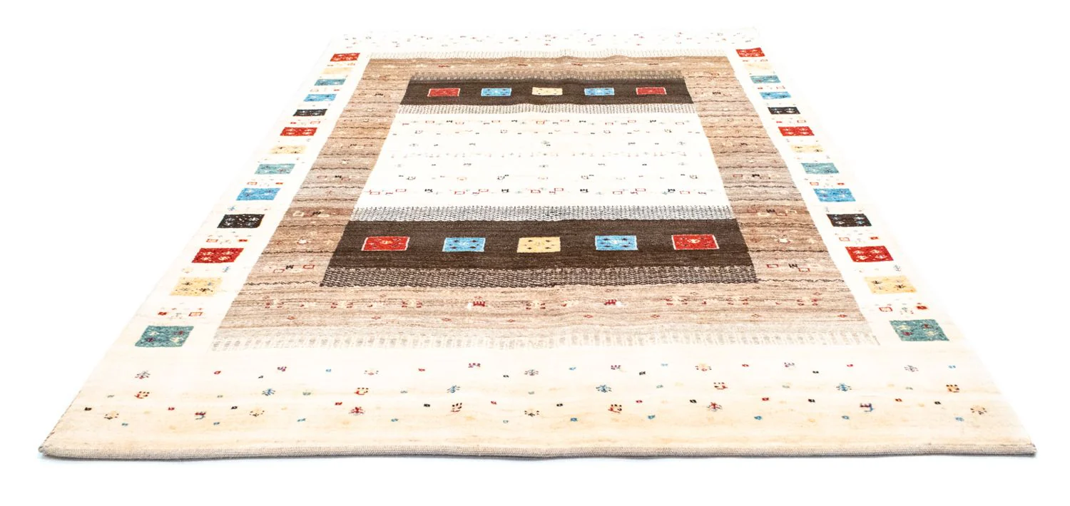 Gabbeh Teppich - Loribaft Perser 260 x 170 cm - beige - Image 5