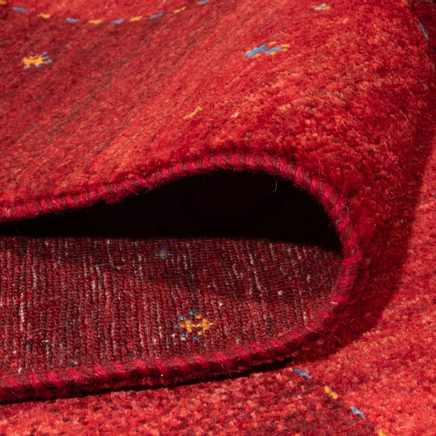 Gabbeh Teppich - Loribaft Perser - 304 x 215 cm - rot - Image 4