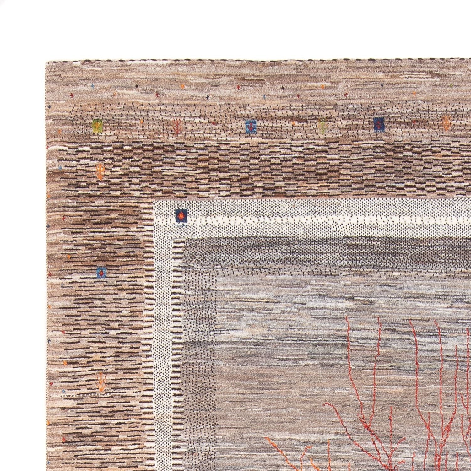 Gabbeh Teppich - Loribaft Perser - 306 x 212 cm - mehrfarbig - Image 3