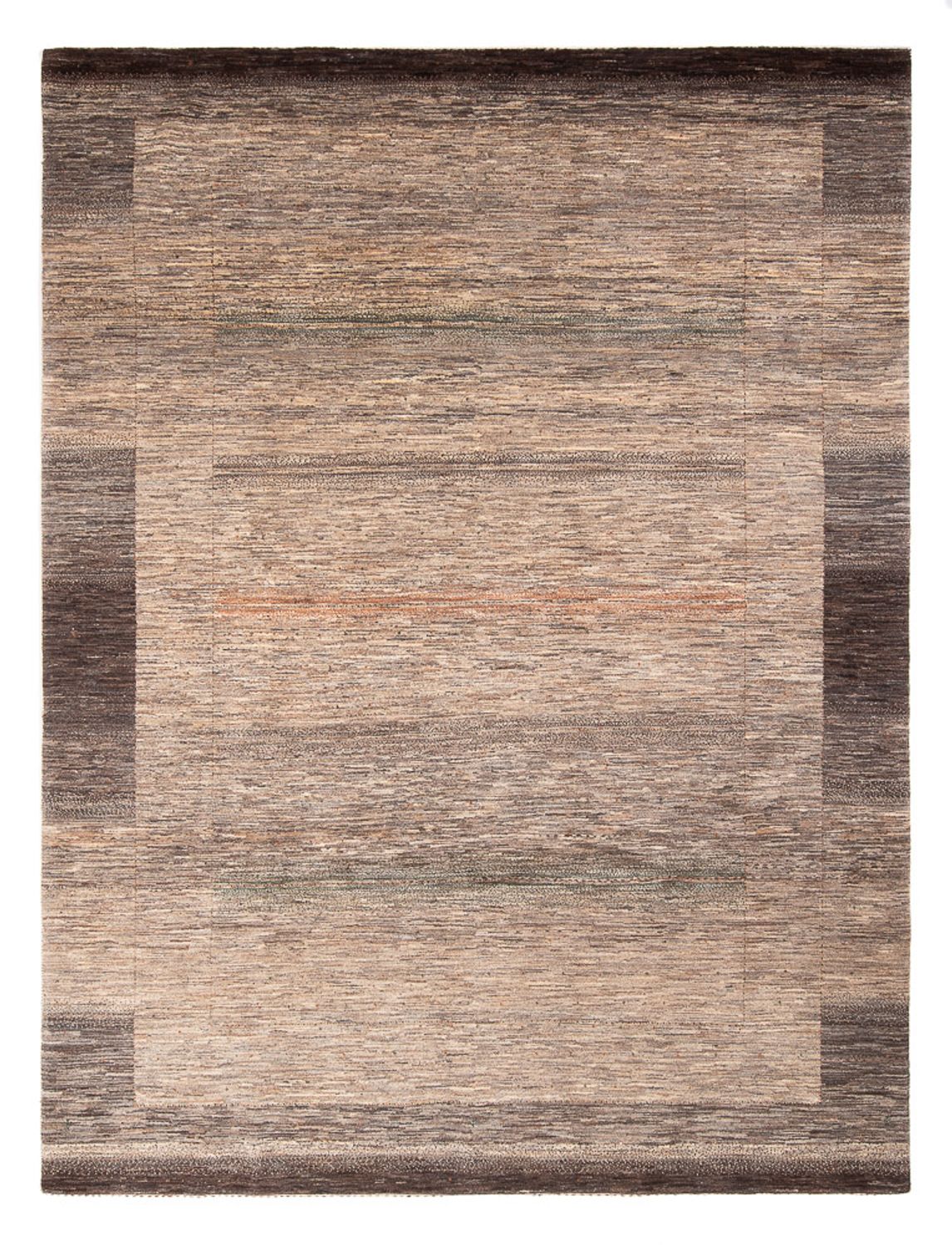 Gabbeh Teppich - Loribaft Perser - 307 x 228 cm - dunkelbeige