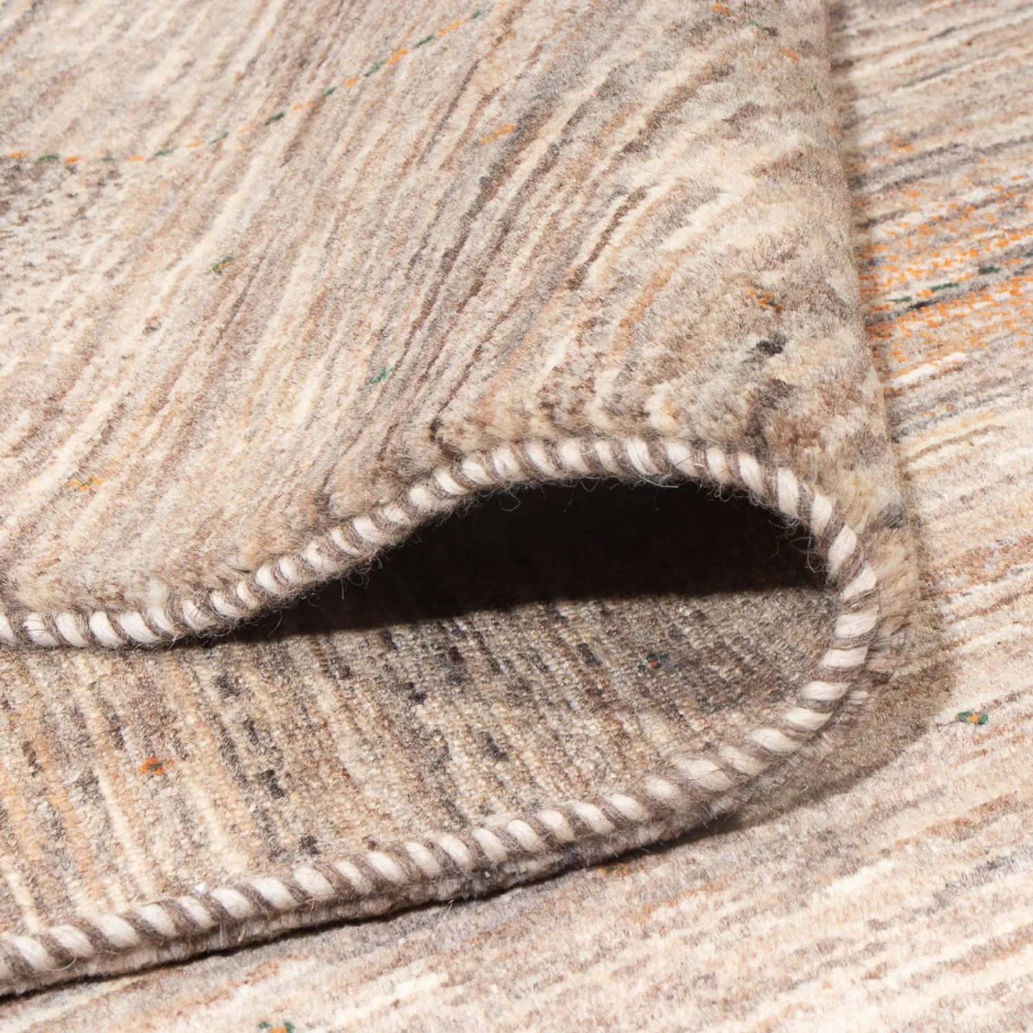 Gabbeh Teppich - Loribaft Perser - 307 x 228 cm - dunkelbeige - Image 4