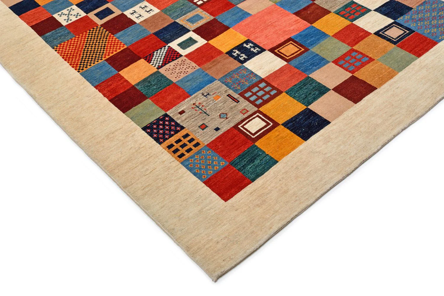 Gabbeh Teppich - Loribaft Perser 327 x 224 cm - mehrfarbig - Image 2