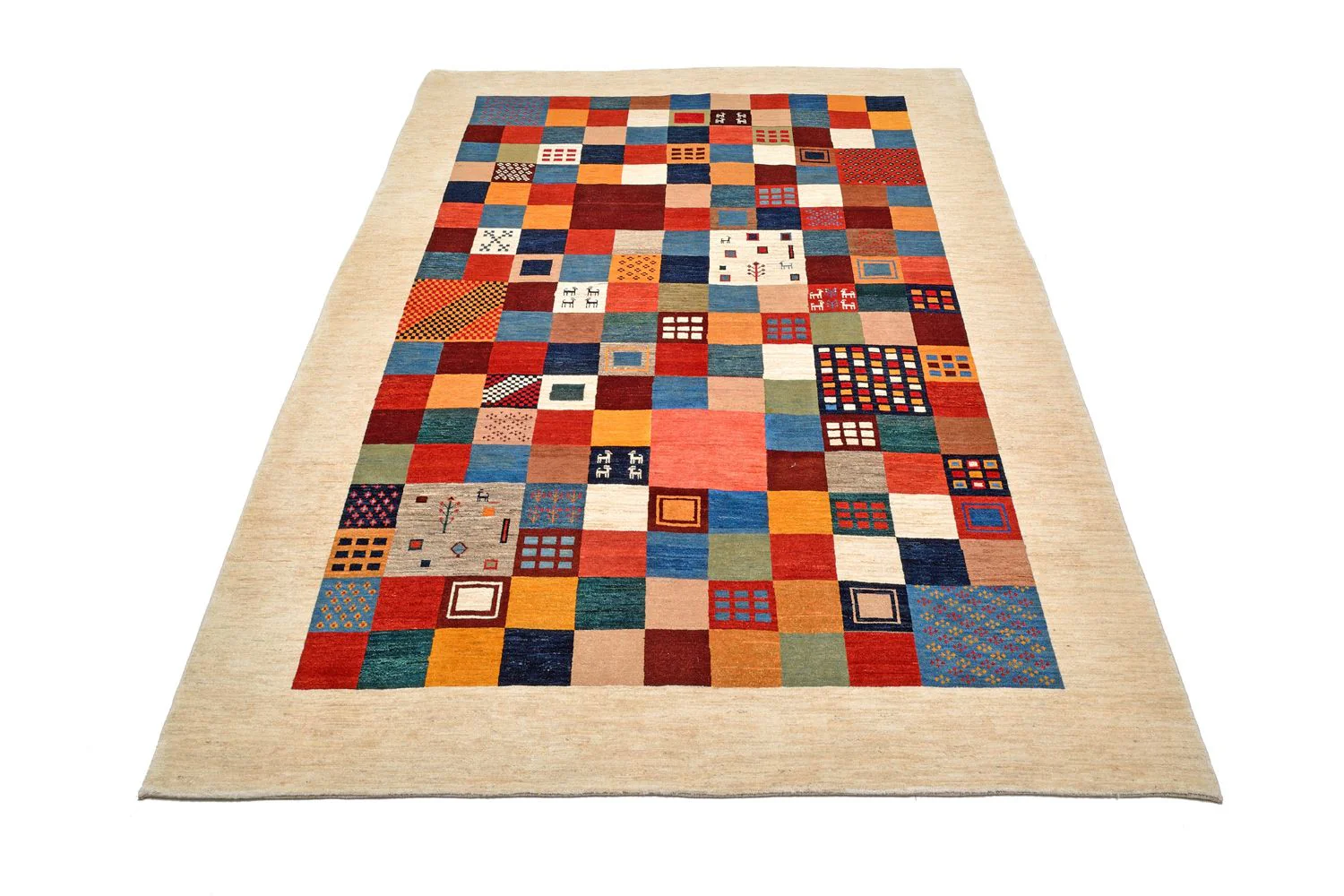 Gabbeh Teppich - Loribaft Perser 327 x 224 cm - mehrfarbig - Image 4