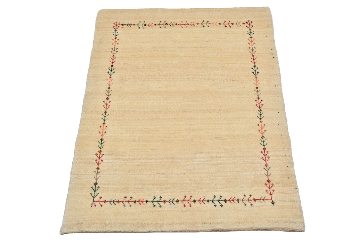 Gabbeh Teppich - Loribaft Perser 93 x 64 cm - natur - Image 4