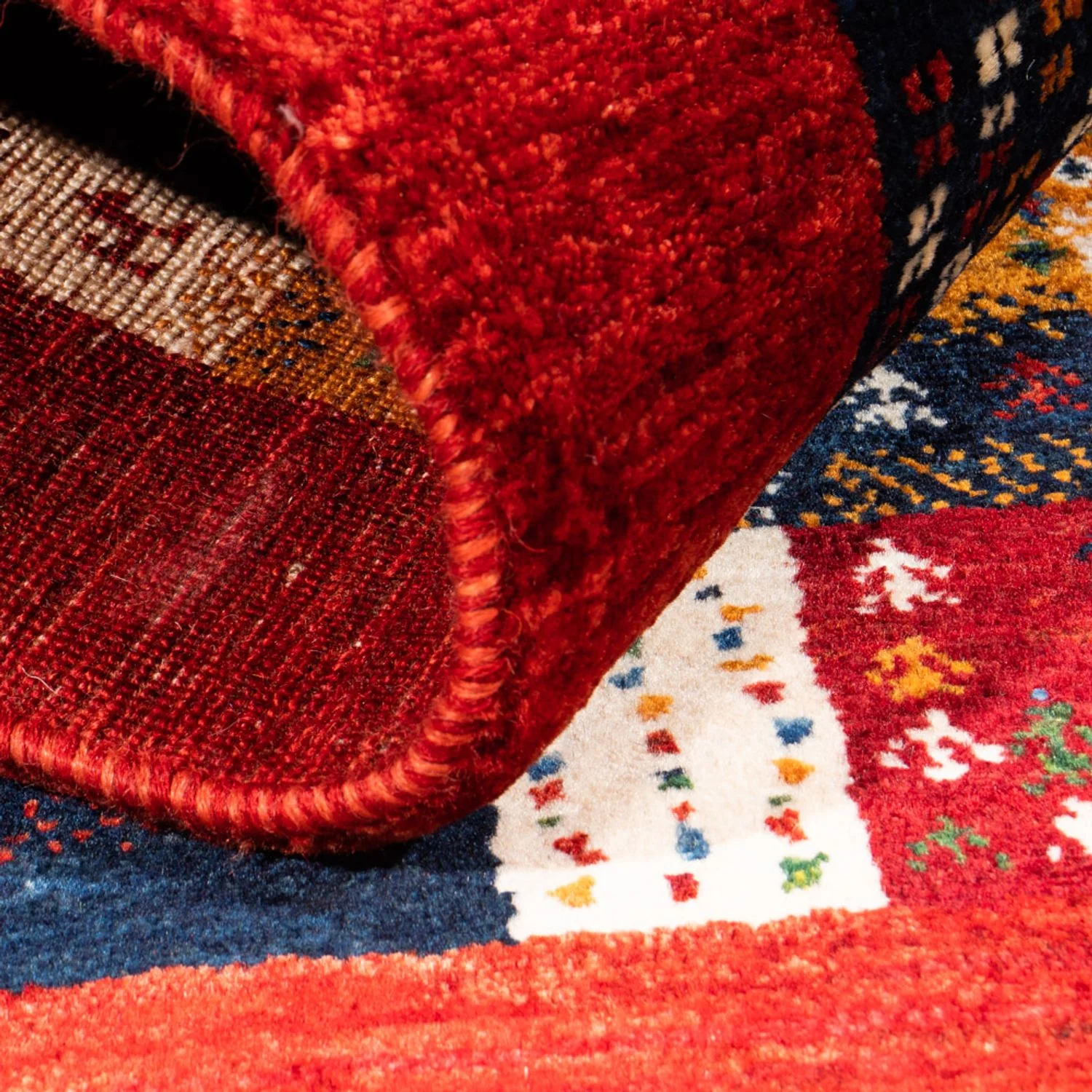 Gabbeh Teppich - Loribaft Perser - Royal - 127 x 84 cm - mehrfarbig - Image 4