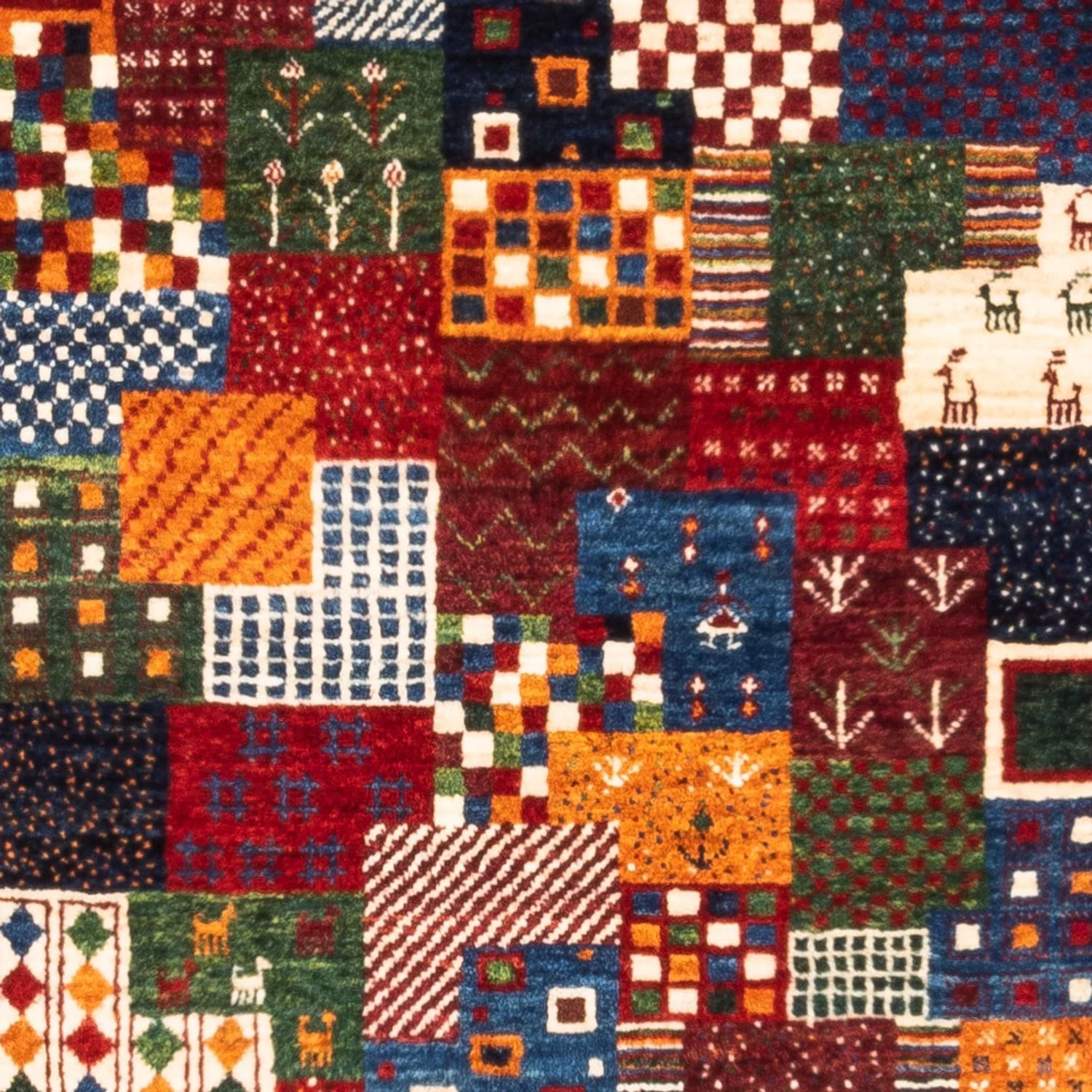 Gabbeh Teppich - Loribaft Perser - Royal - 132 x 86 cm - mehrfarbig - Image 2