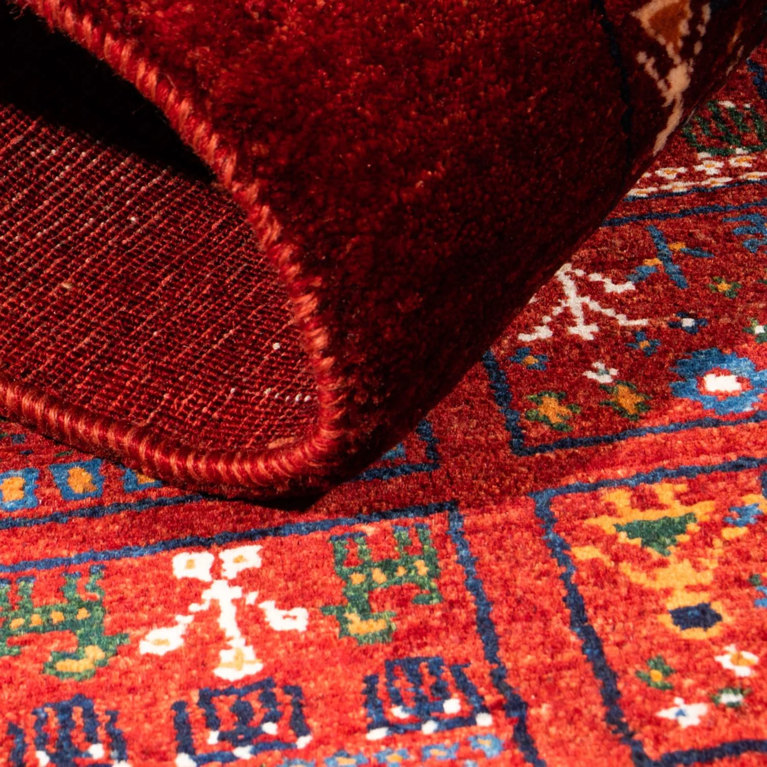 Gabbeh Teppich - Loribaft Perser - Royal - 133 x 83 cm - mehrfarbig - Image 4