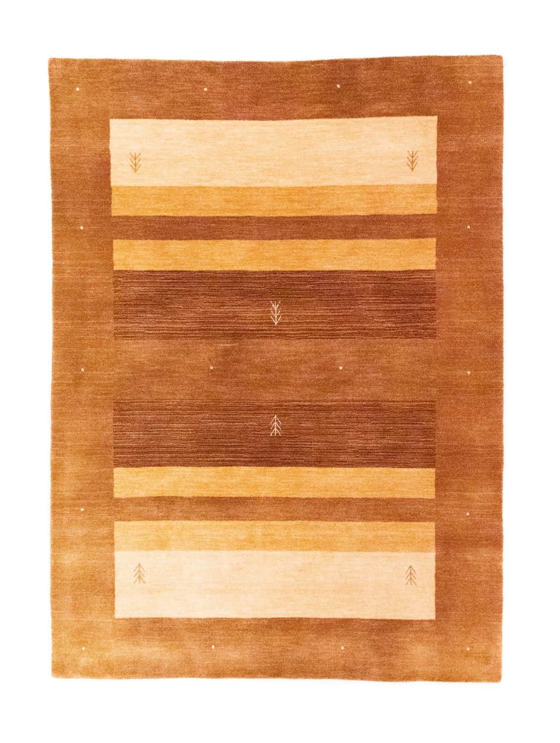 Gabbeh Teppich - Loribaft Softy 169 x 120 cm - braun