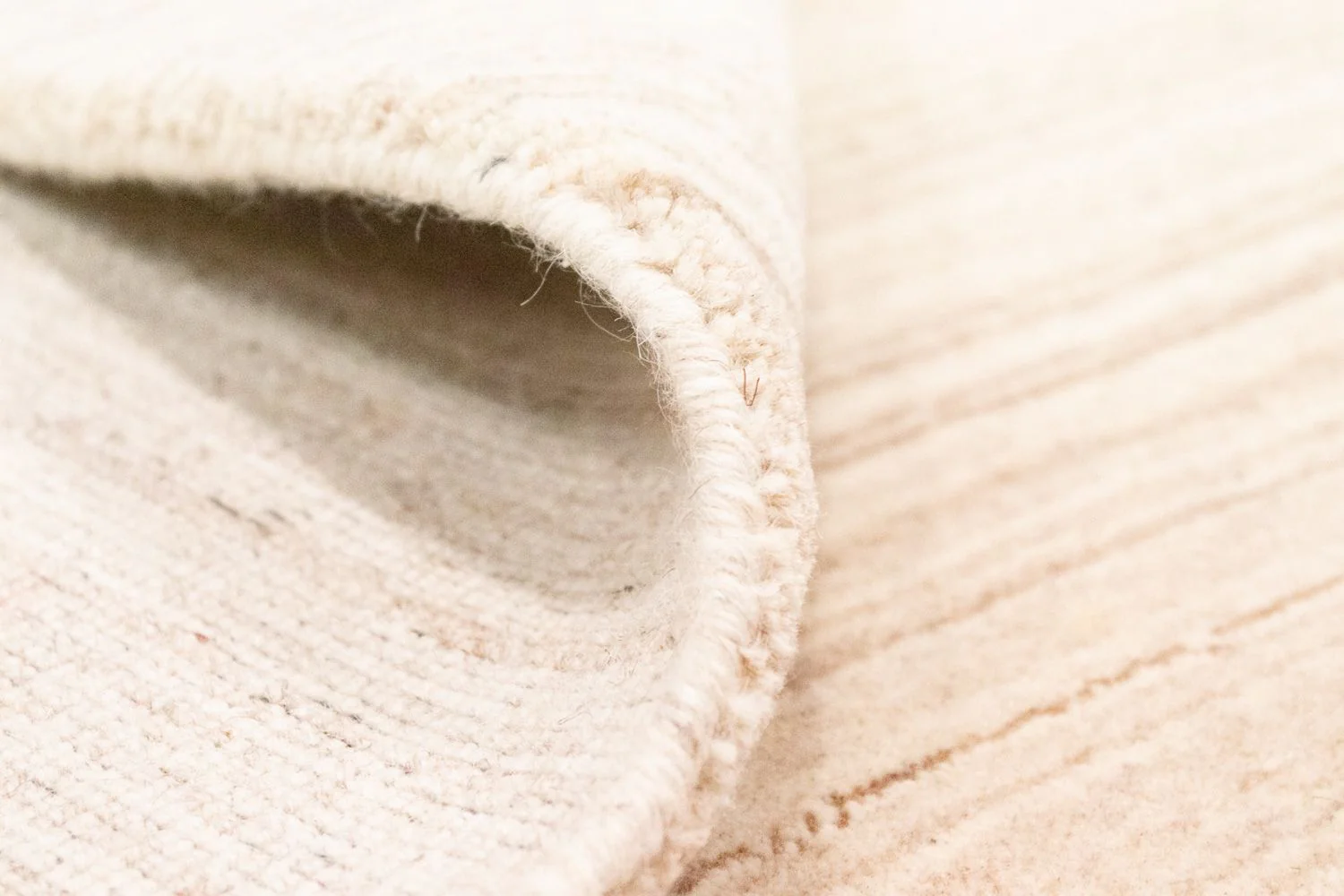 Gabbeh Teppich - Loribaft Softy 181 x 120 cm - beige - Image 5
