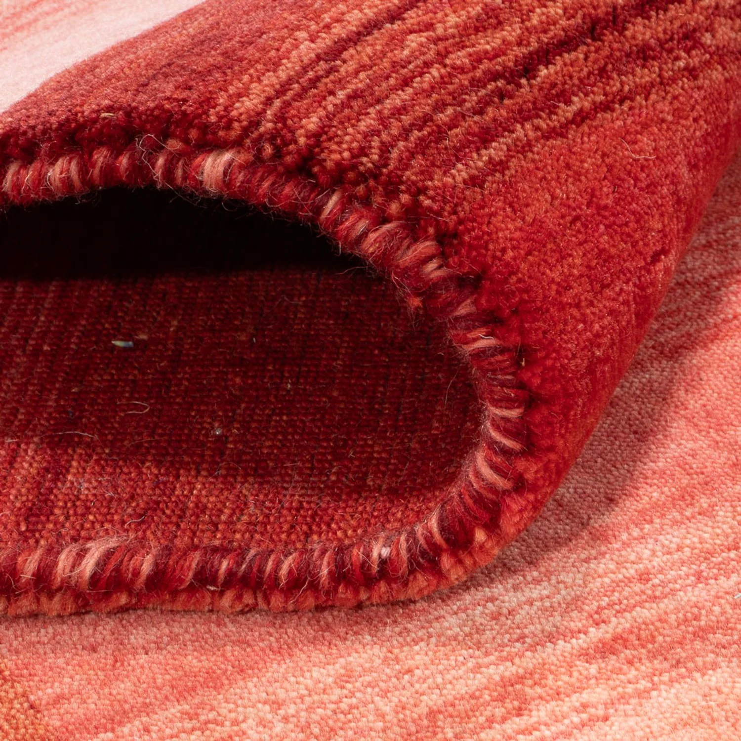 Gabbeh Teppich - Loribaft Softy - 189 x 120 cm - rot - Image 4