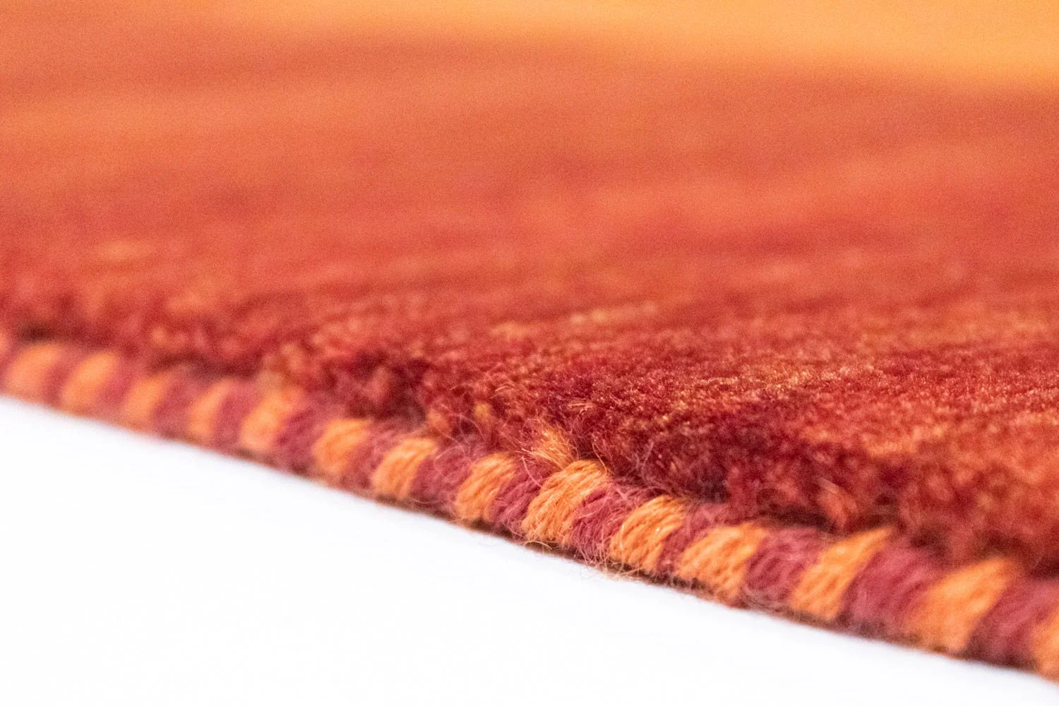 Gabbeh Teppich - Loribaft Softy 239 x 175 cm - rot - Image 3