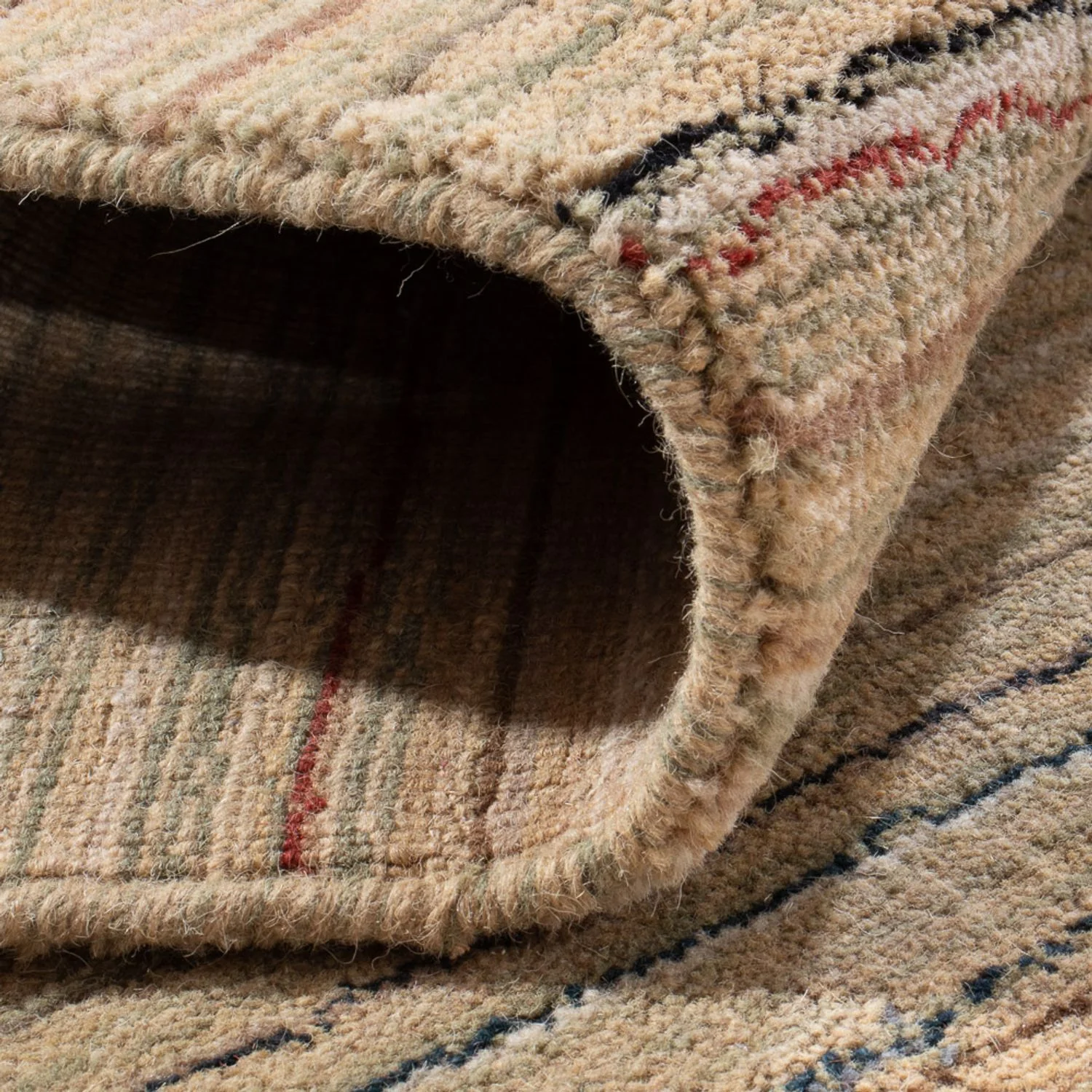 Gabbeh Teppich - Loribaft Softy - 240 x 170 cm - beige - Image 4