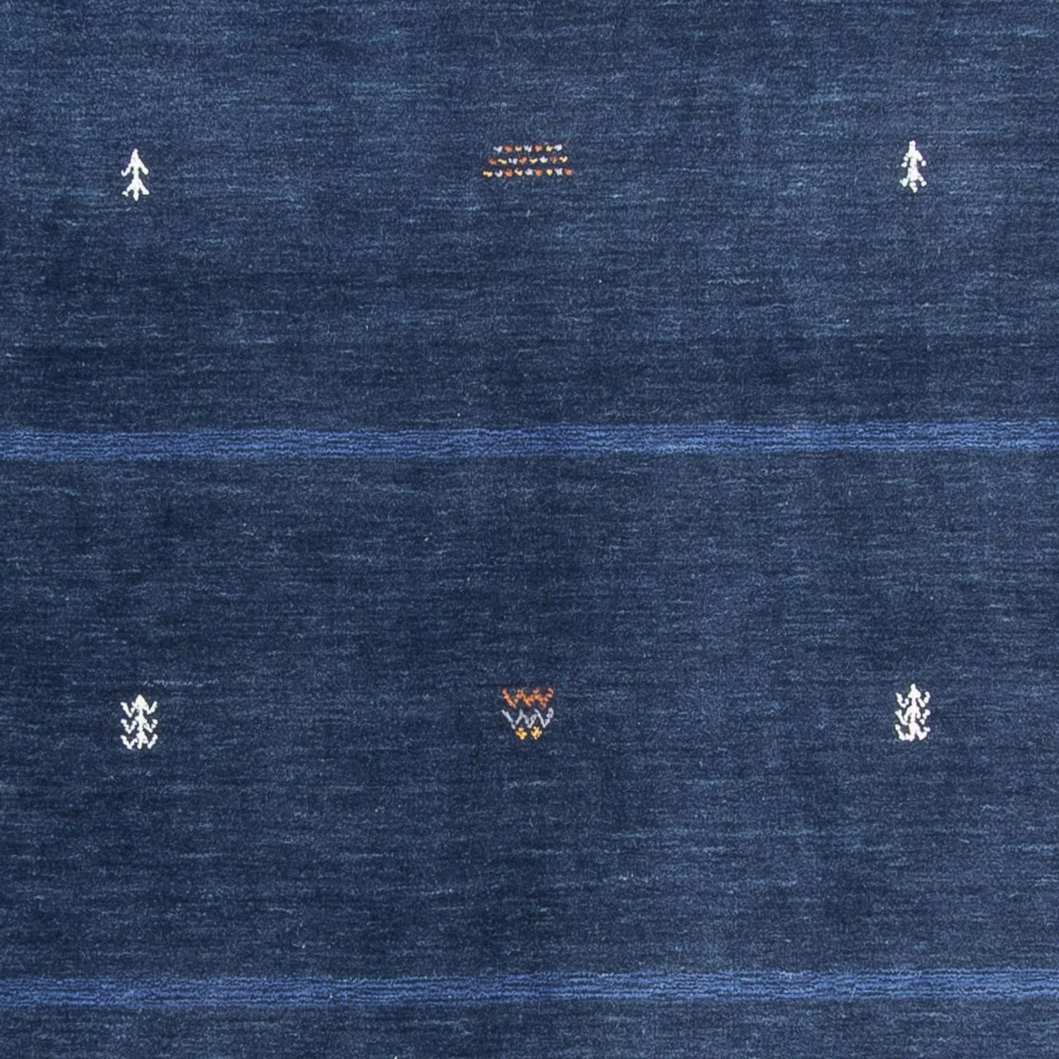 Gabbeh Teppich - Loribaft Softy - 240 x 174 cm - dunkelblau - Image 2