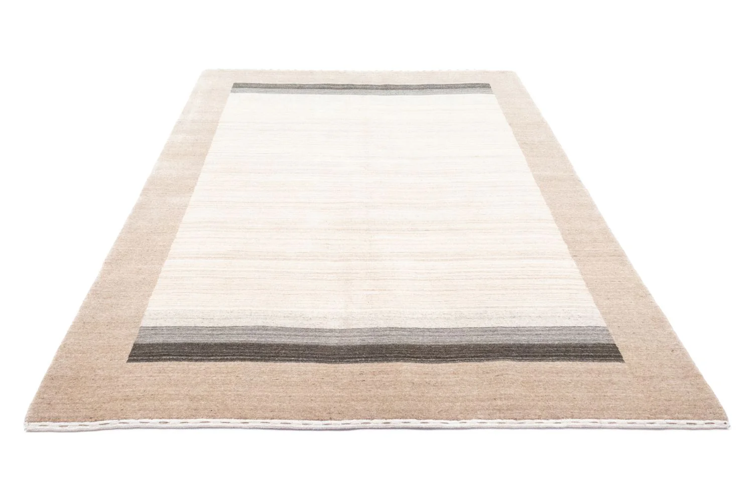 Gabbeh Teppich - Loribaft Softy 245 x 169 cm - beige - Image 5