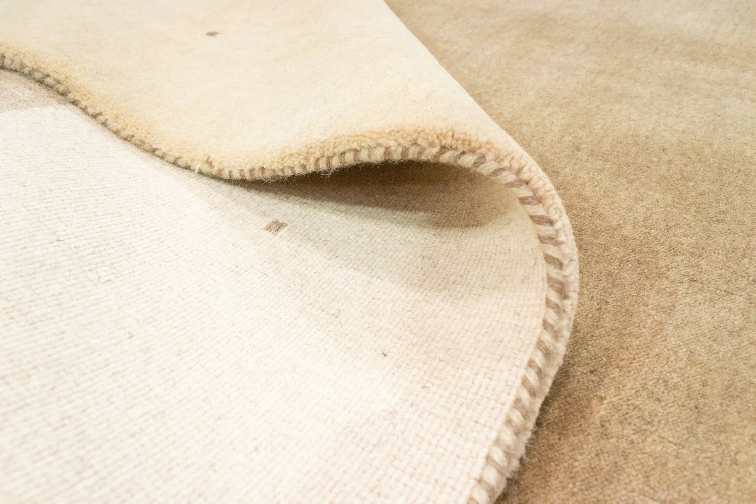 Gabbeh Teppich - Loribaft Softy 298 x 255 cm - beige - Image 4