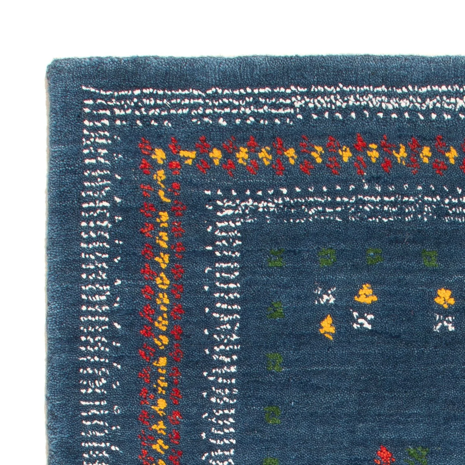 Gabbeh Teppich - Loribaft Softy - 90 x 60 cm - blau - Image 3