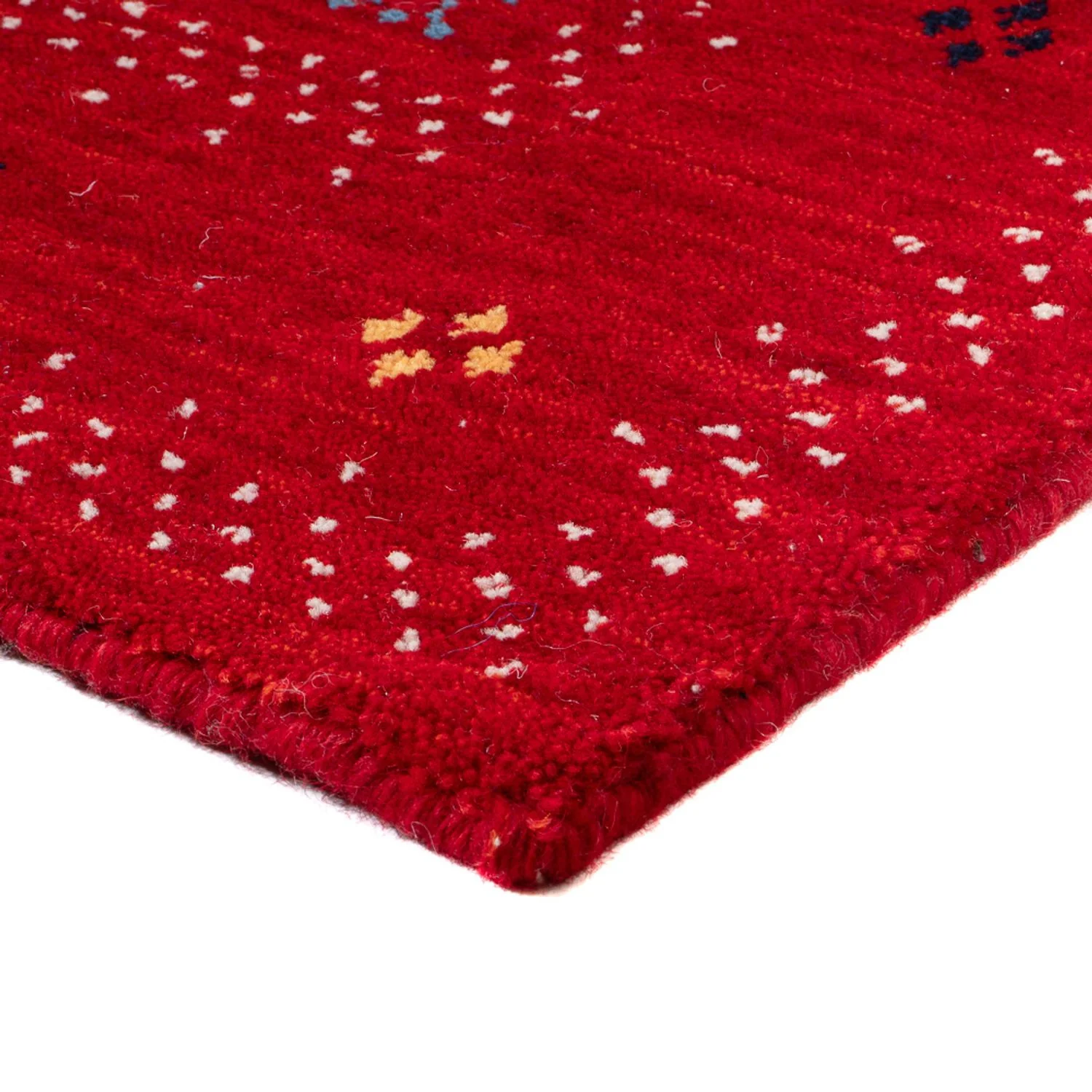 Gabbeh Teppich - Loribaft Softy - 90 x 60 cm - rot - Image 2