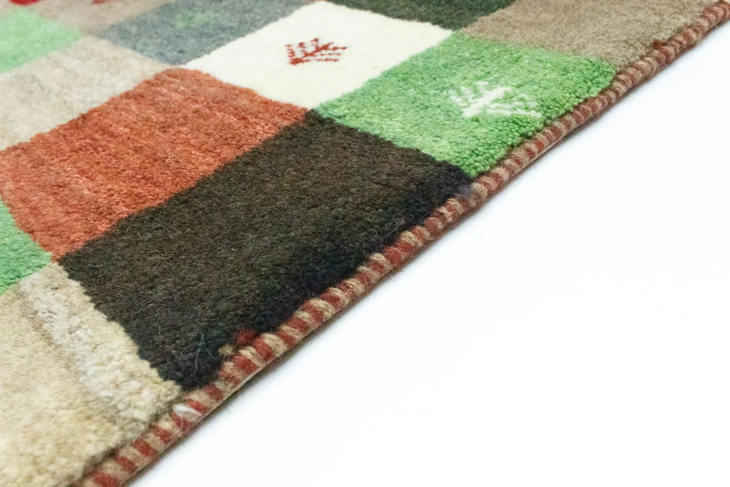 Gabbeh Teppich - Perser 134 x 100 cm - bunt - Image 3