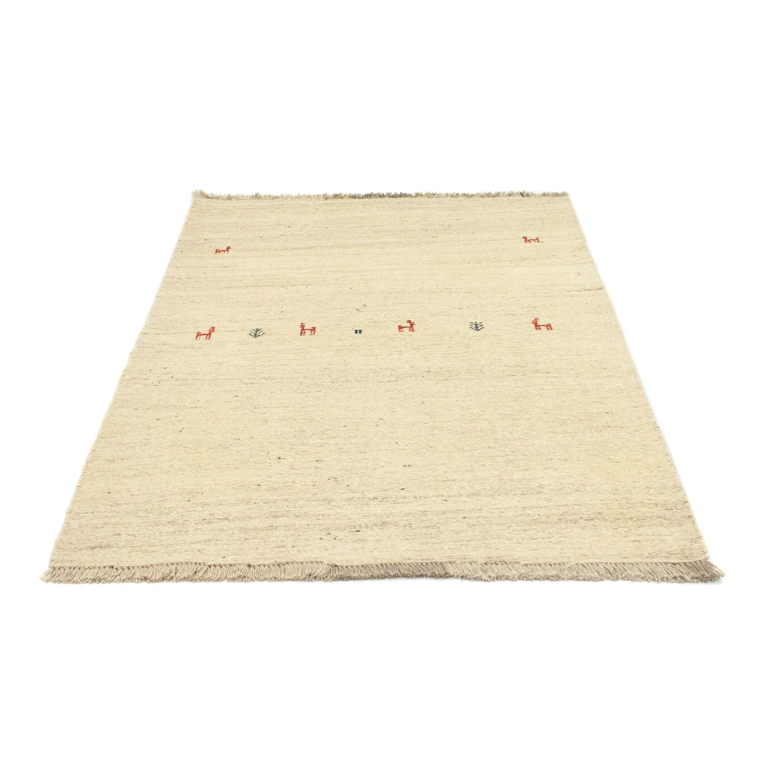 Gabbeh Teppich - Perser 138 x 105 cm - beige - Image 5