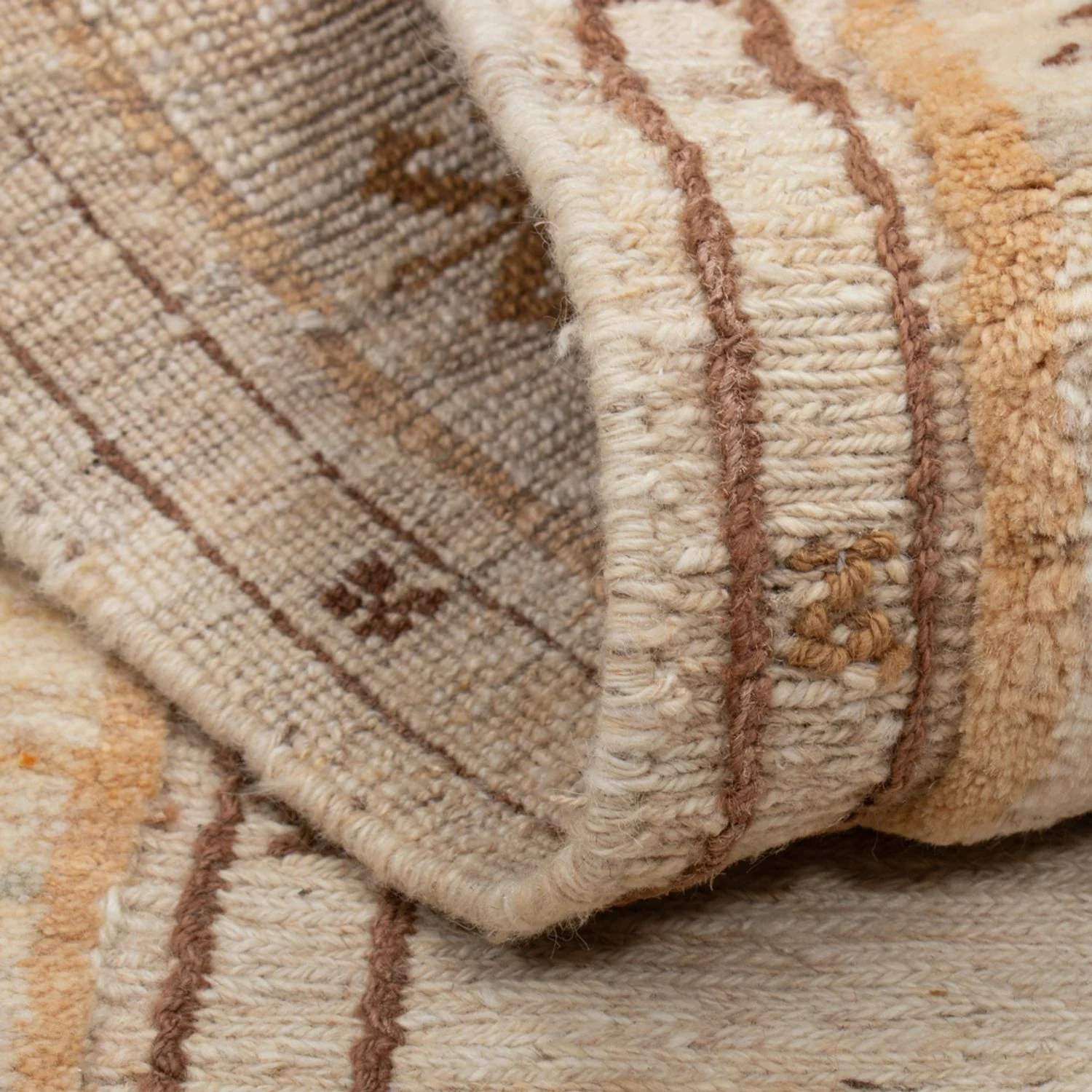 Gabbeh Persisch Teppich 142x73cm - Perserteppich Wollteppich - Image 4