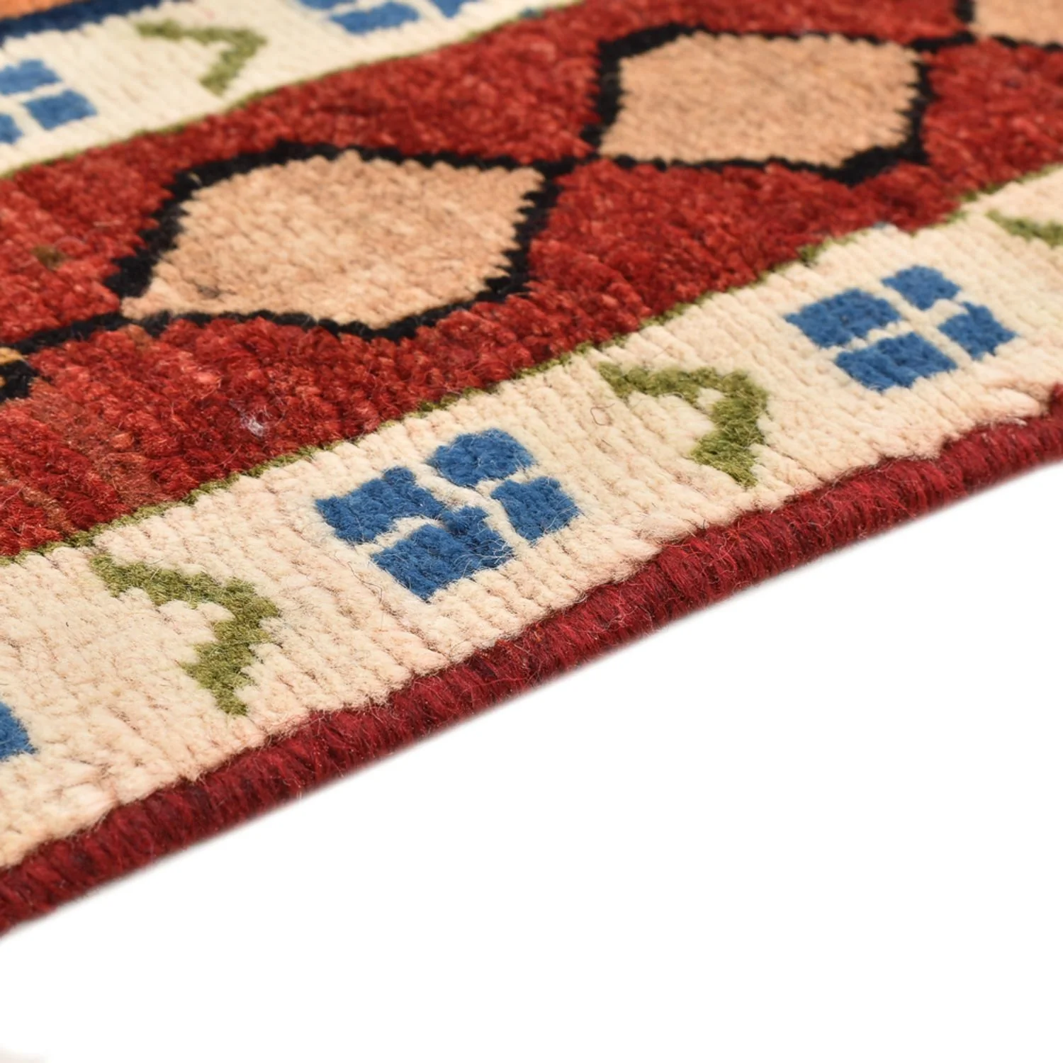 Gabbeh Persisch Teppich 143x103cm - Perserteppich Wollteppich - Image 3