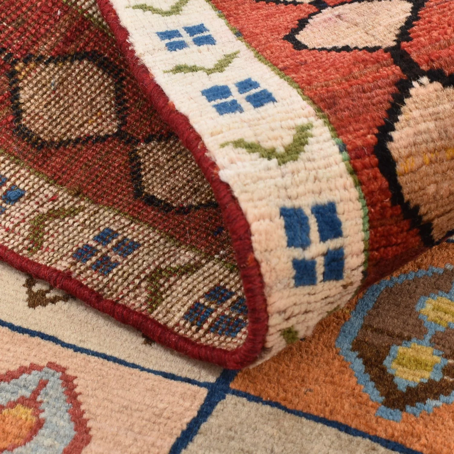 Gabbeh Persisch Teppich 143x103cm - Perserteppich Wollteppich - Image 4
