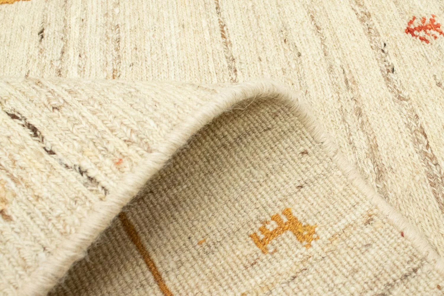 Gabbeh Teppich - Perser 143 x 97 cm - beige - Image 4