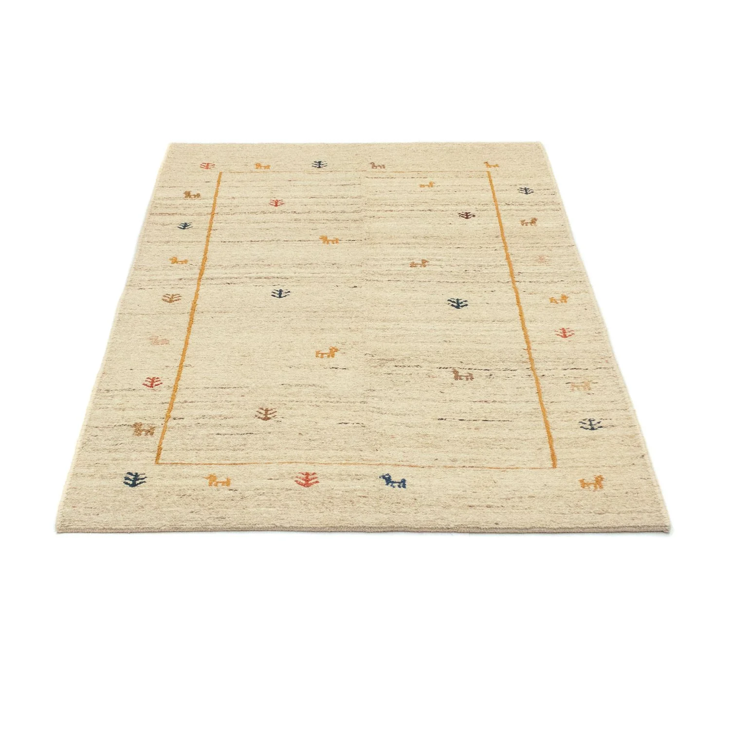 Gabbeh Teppich - Perser 143 x 97 cm - beige - Image 5