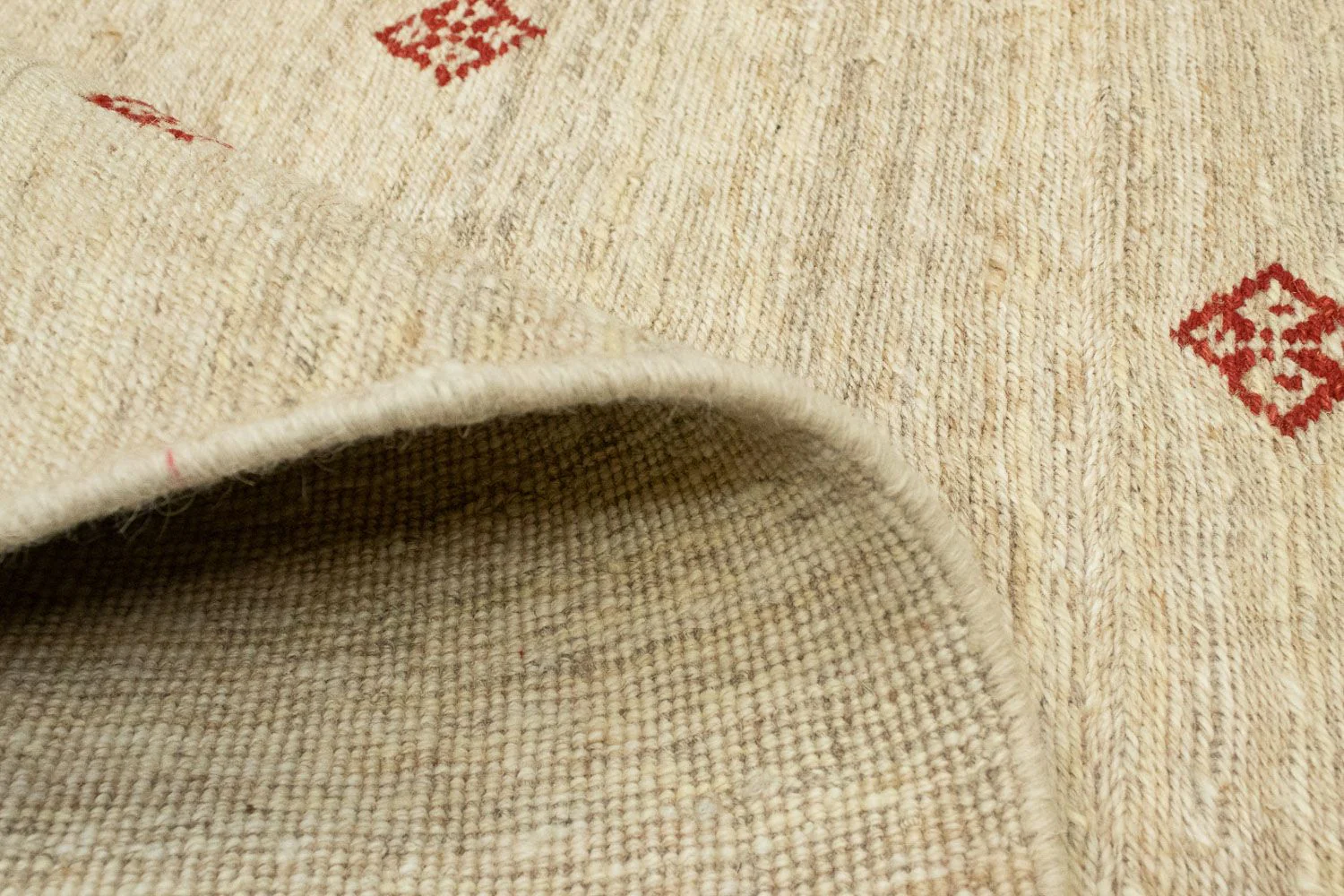 Gabbeh Teppich - Perser 145 x 100 cm - beige - Image 4
