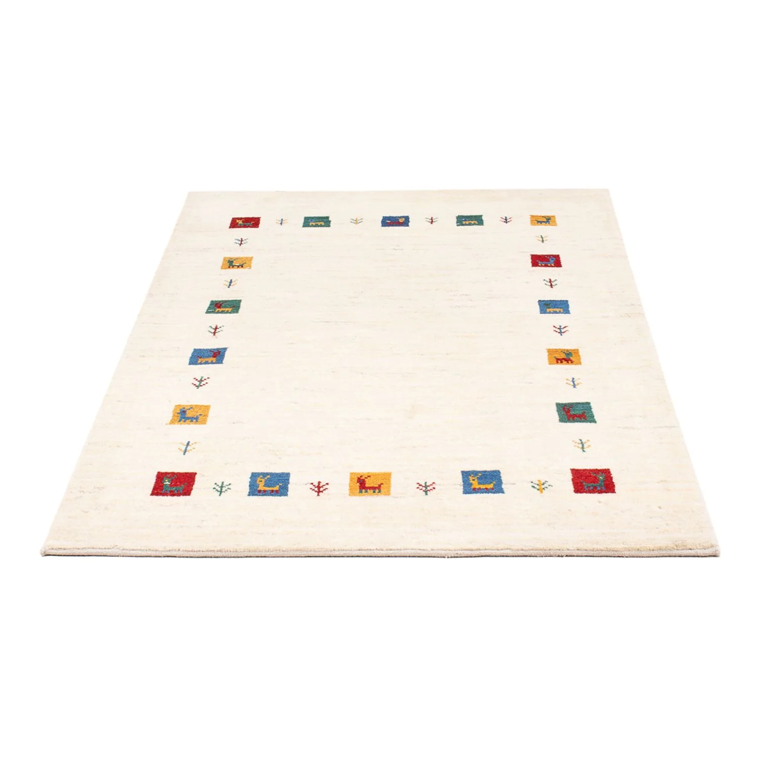 Gabbeh Persisch Teppich 151x100cm - Perserteppich Wollteppich - Image 5
