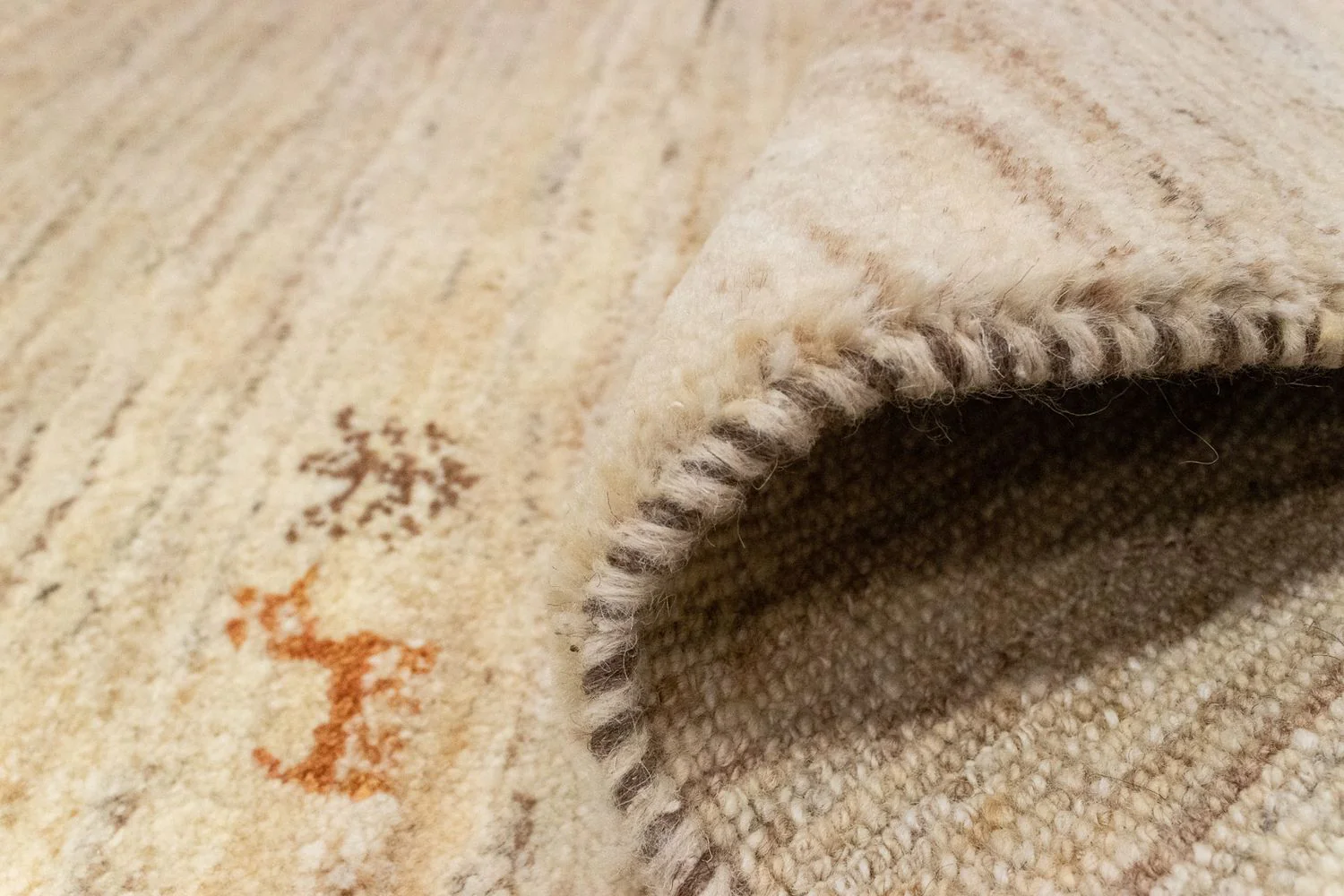 Gabbeh Teppich - Perser 155 x 100 cm - beige - Image 4