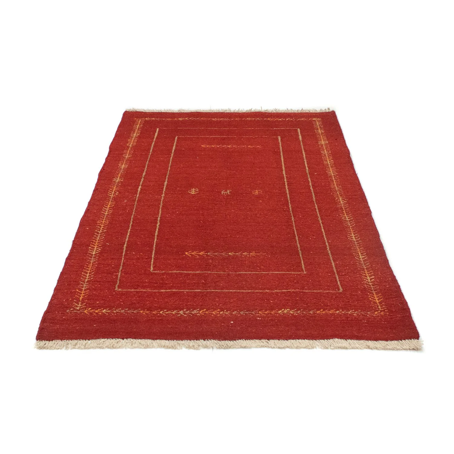 Gabbeh Teppich - Perser 170 x 112 cm - rot - Image 5