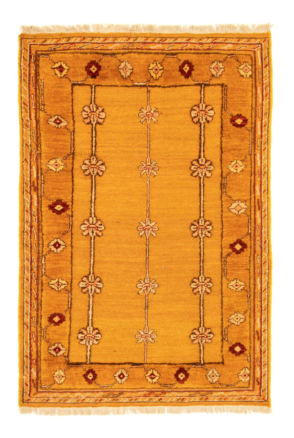Gabbeh Teppich - Perser 173 x 116 cm - gold